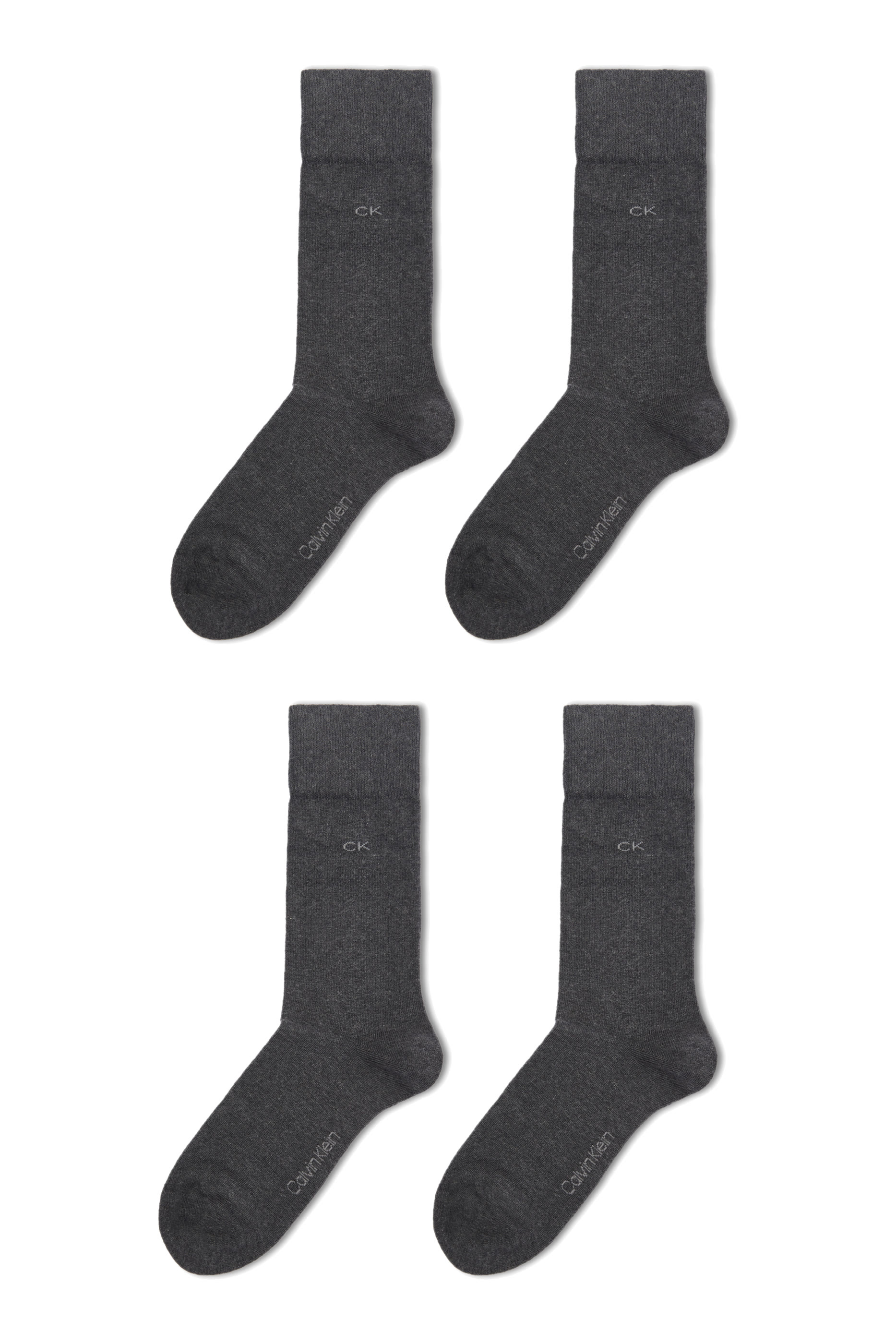 Casual Flat Knit Socks, Set of 2