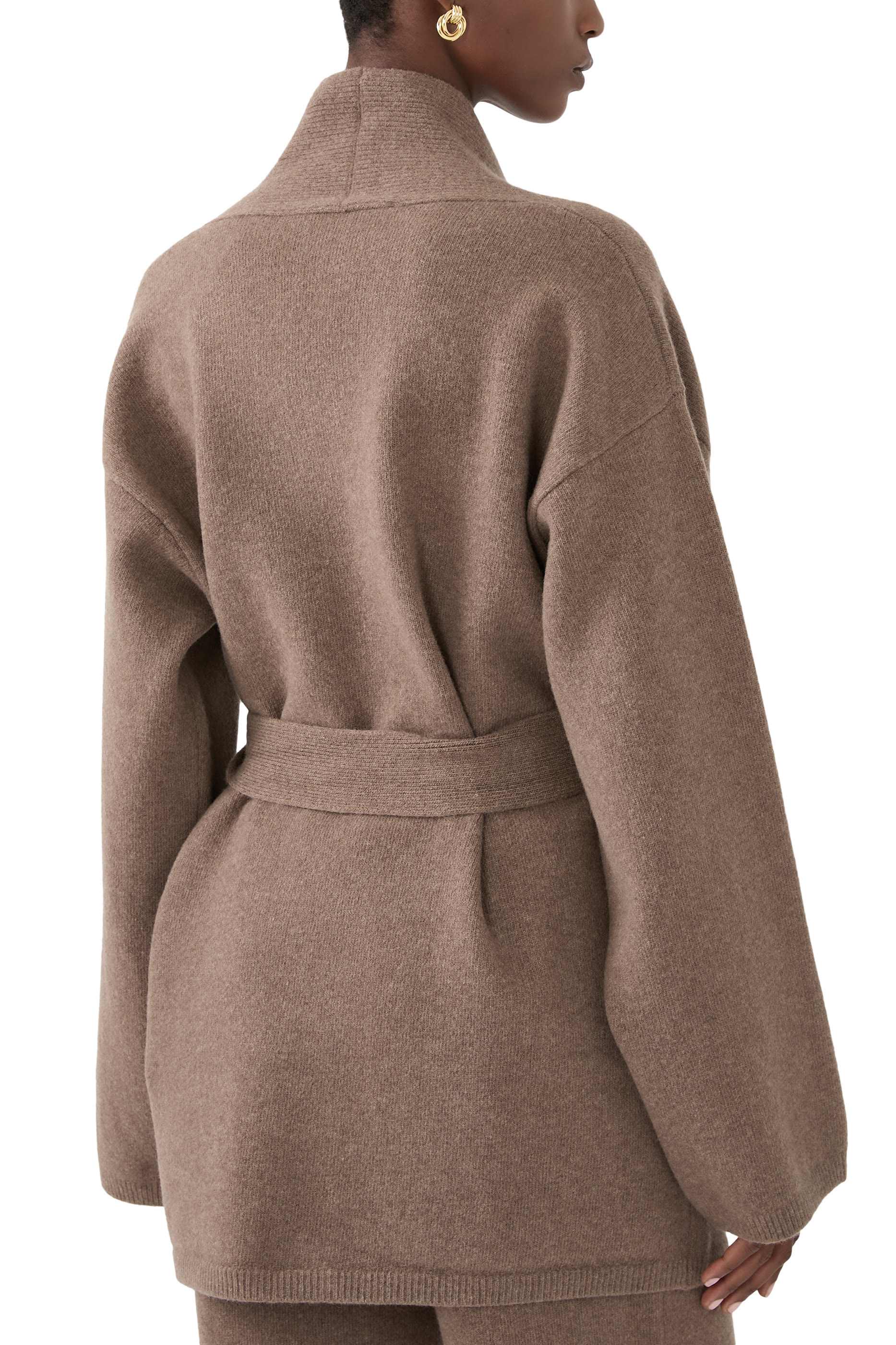 Kimono-Style Knitted Cardigan