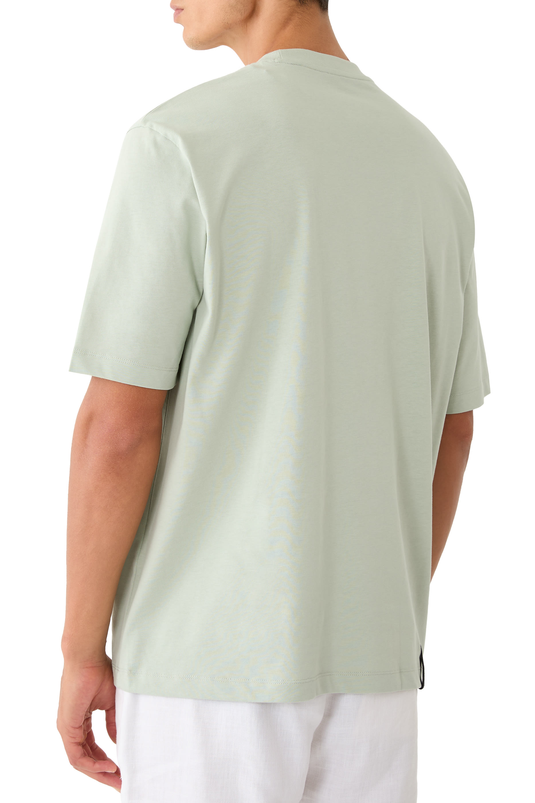 Logo Stripe Side Pocket T-Shirt