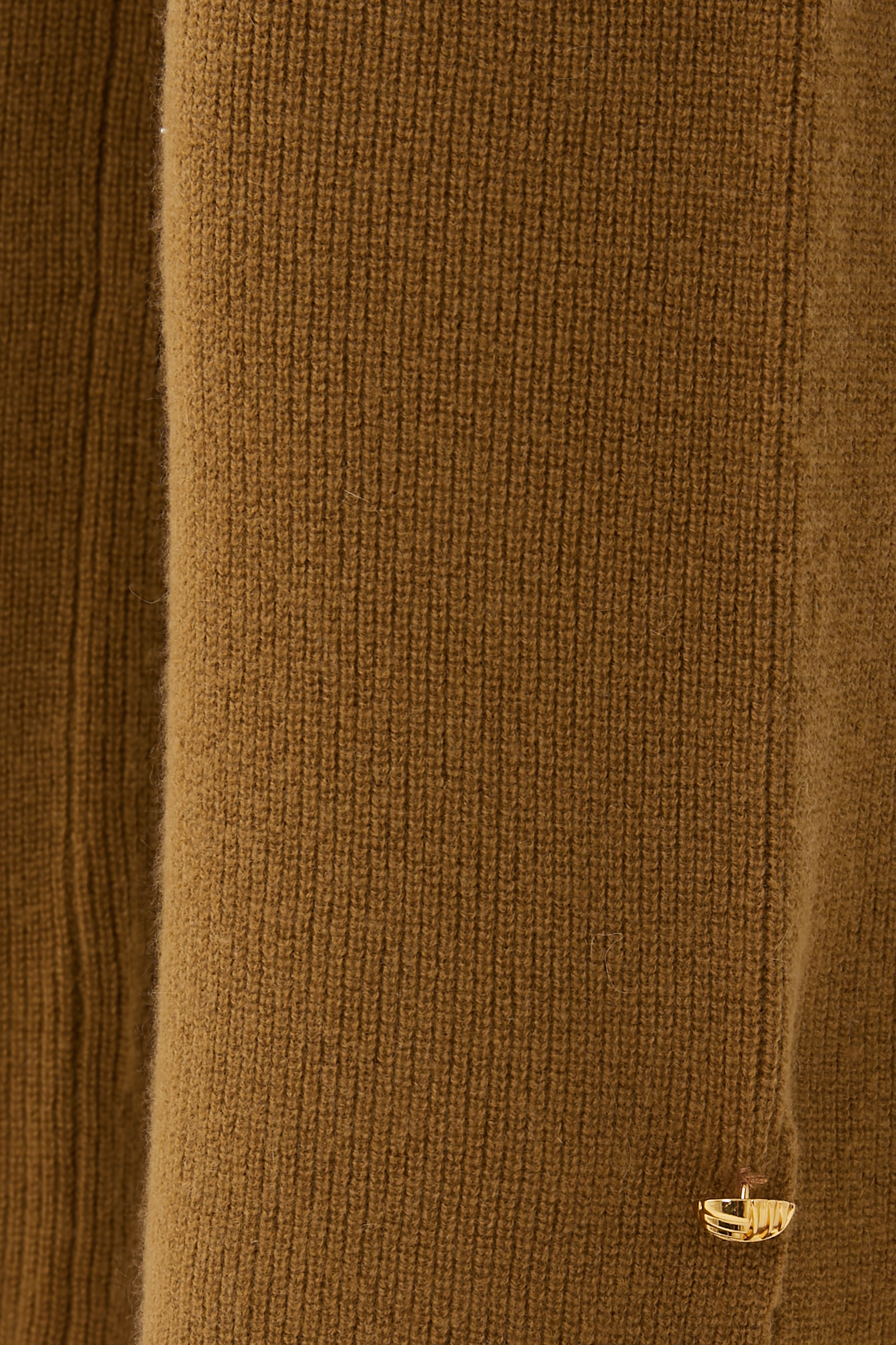 Cropped Pants With Button Detail