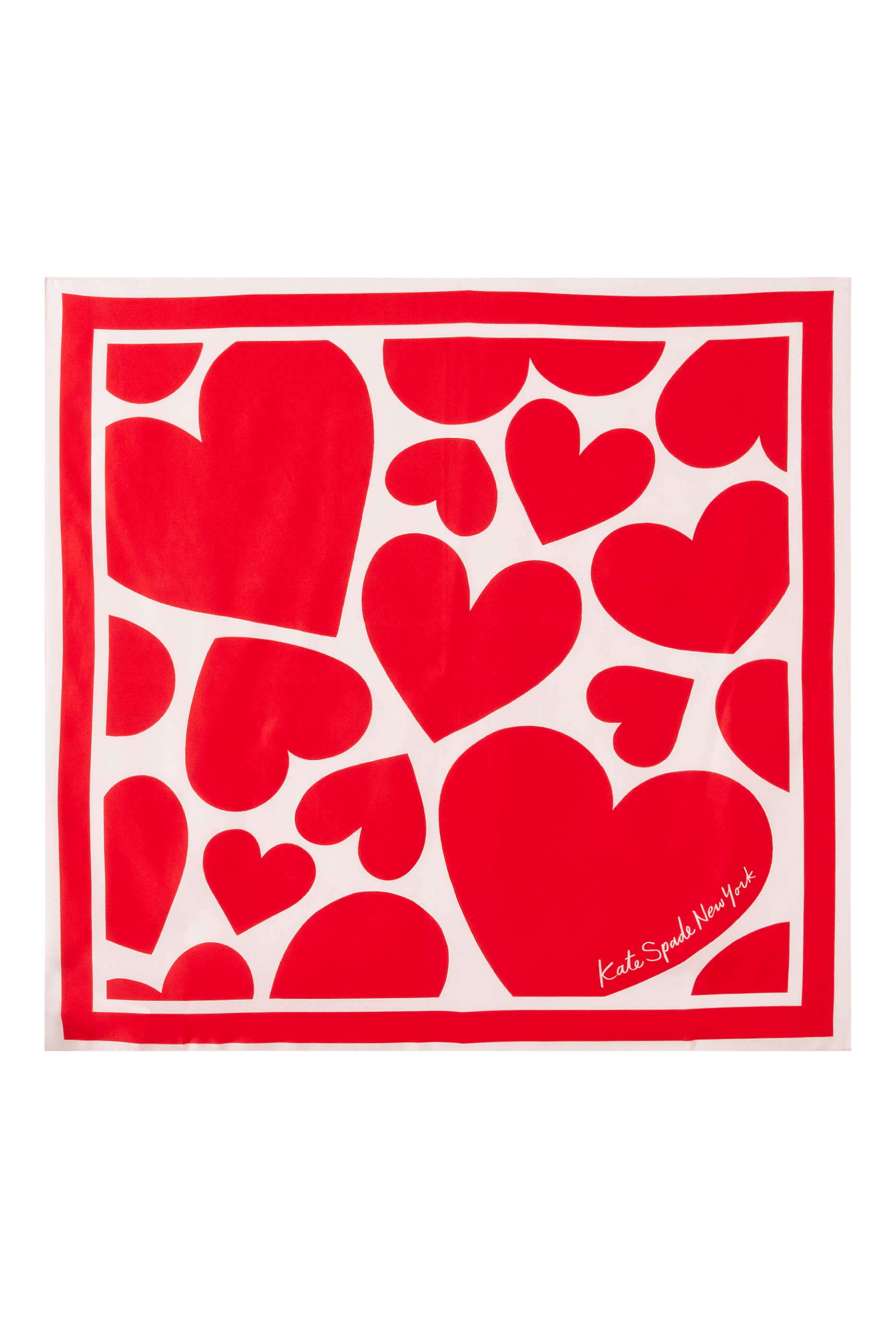 Sweet Hearts Silk Bandana