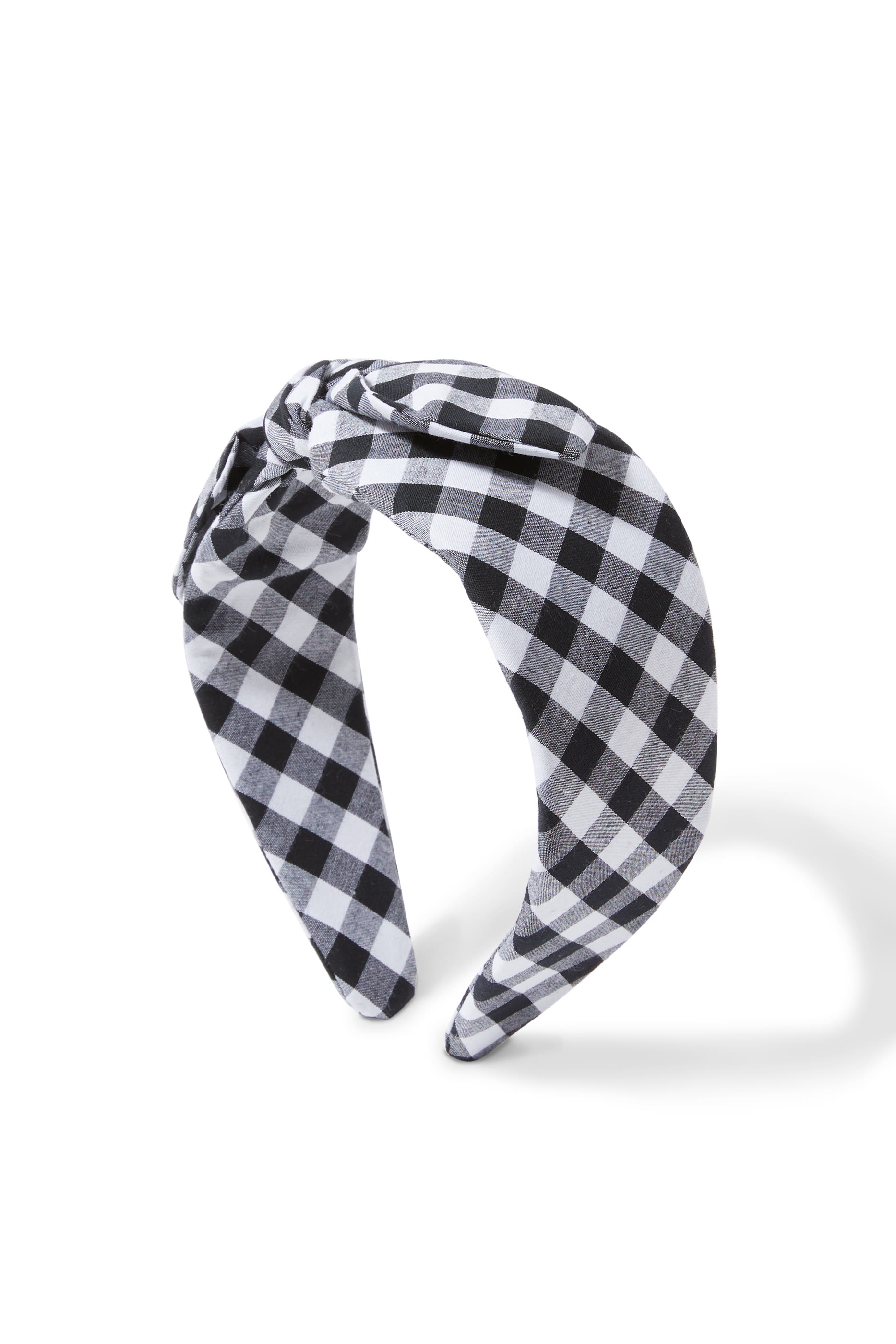 Kids Gingham-Pattern Head Band