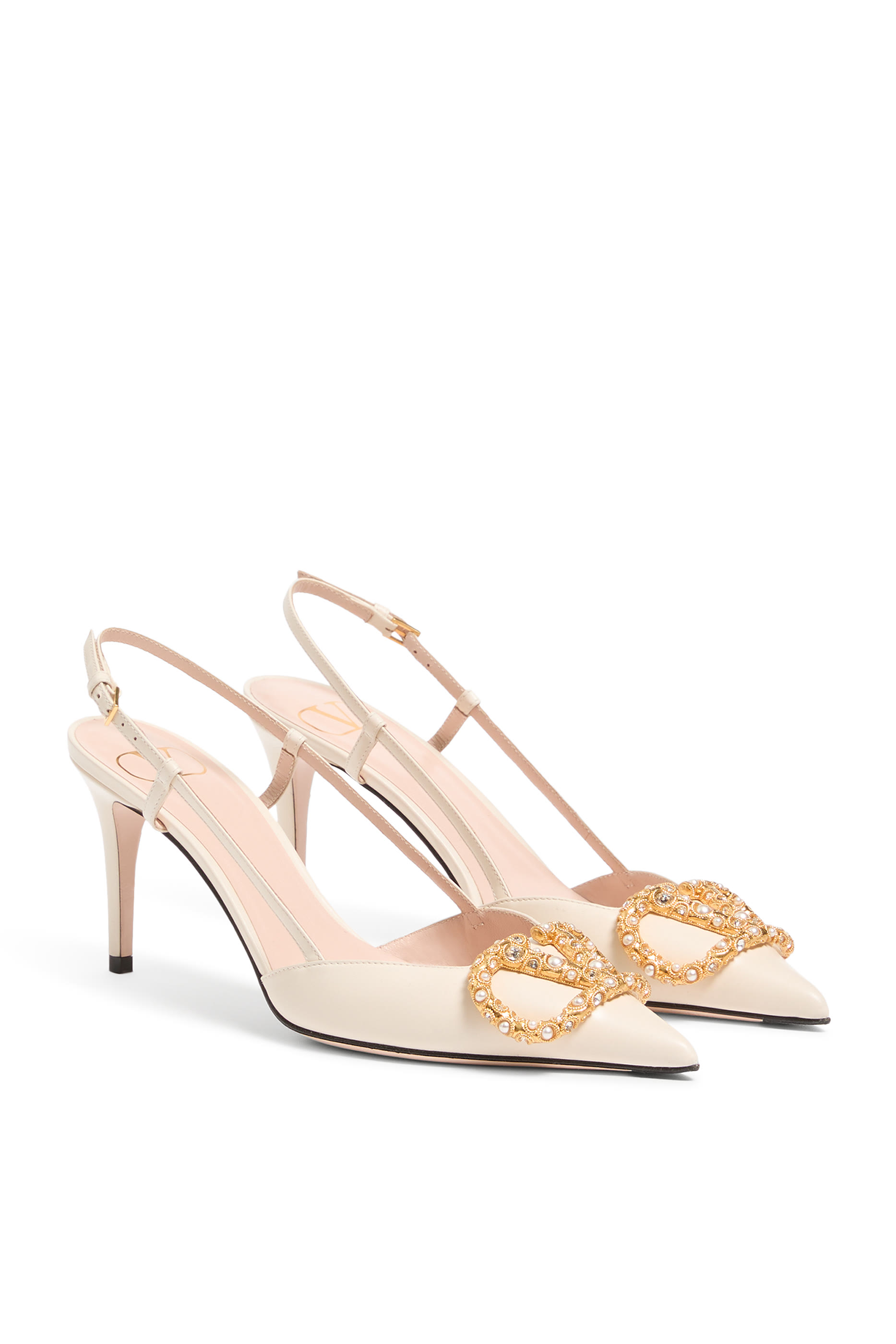 VLogo 80 Signature Slingback Pumps