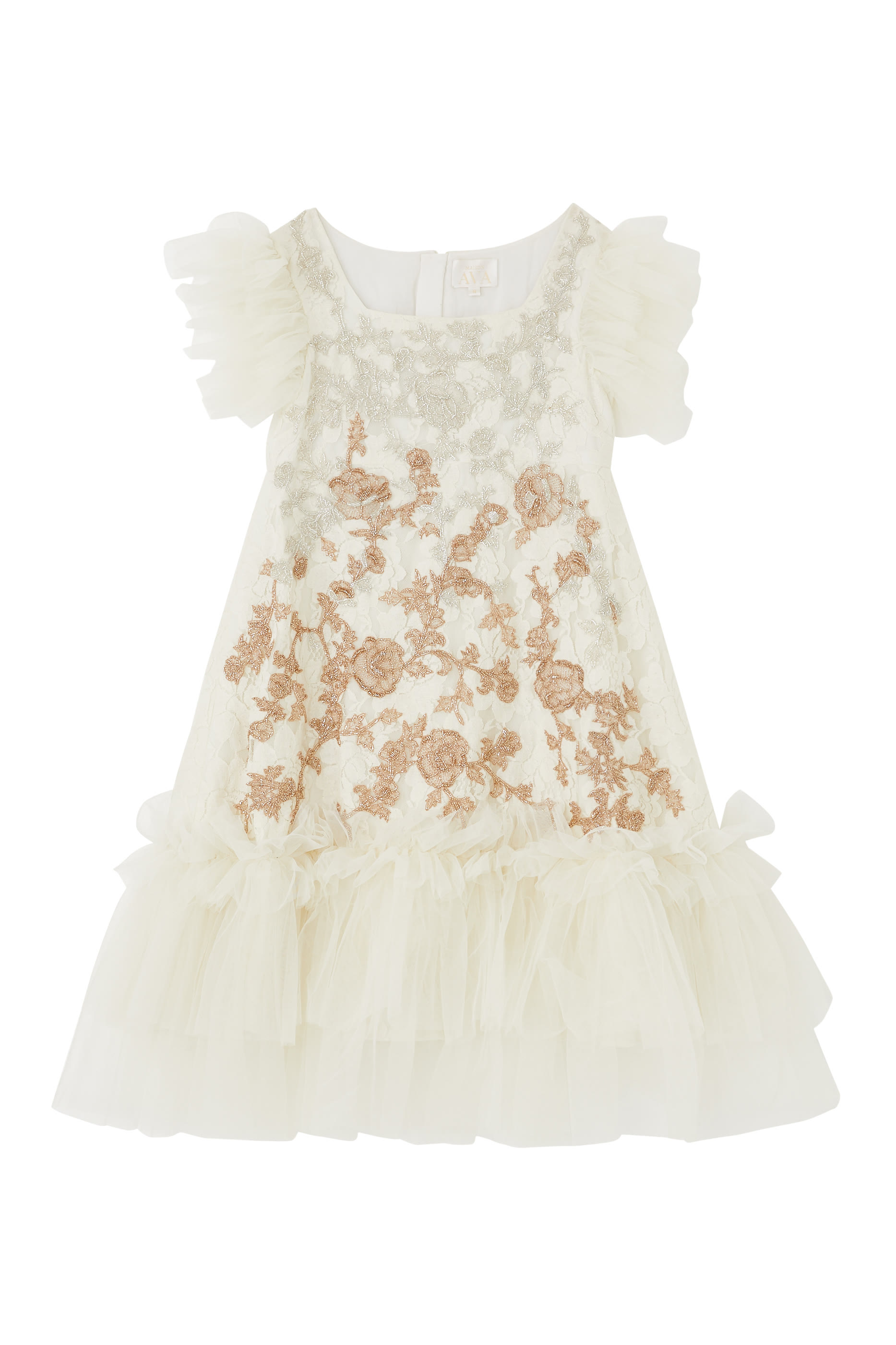 Kids Everly Soft Lace Tulle Dress