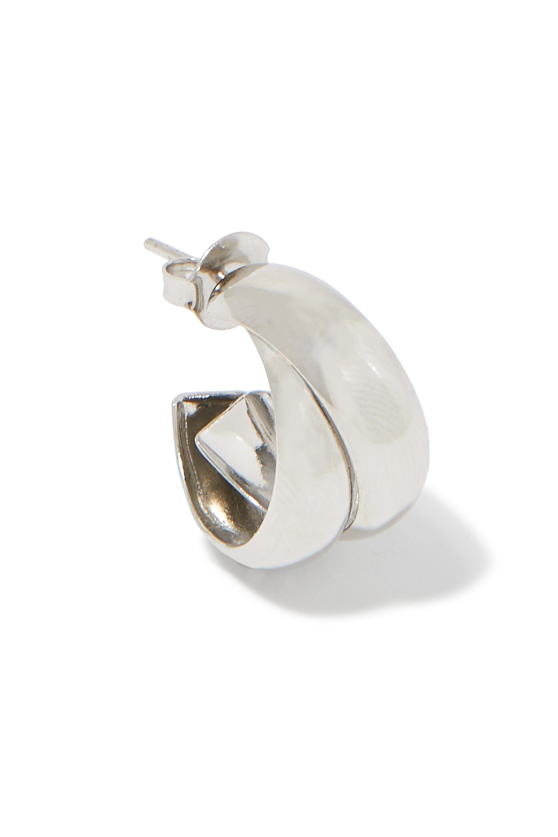 Gina Double Hoop Earrings, Sterling Silver