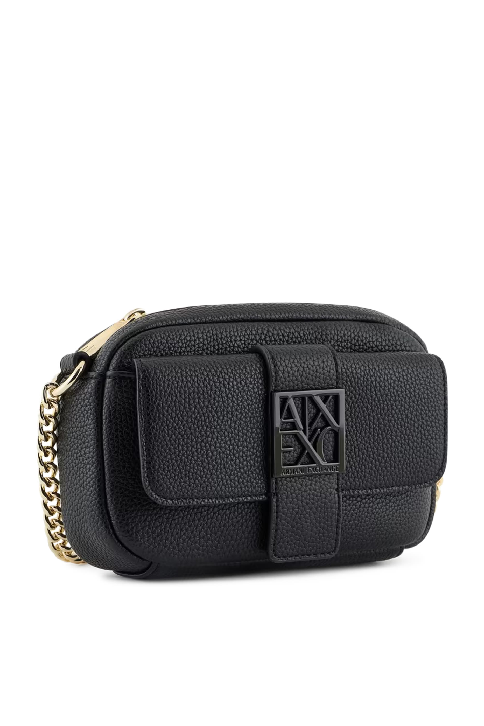 Monogram Logo and Chain Shoulder Strap Bag