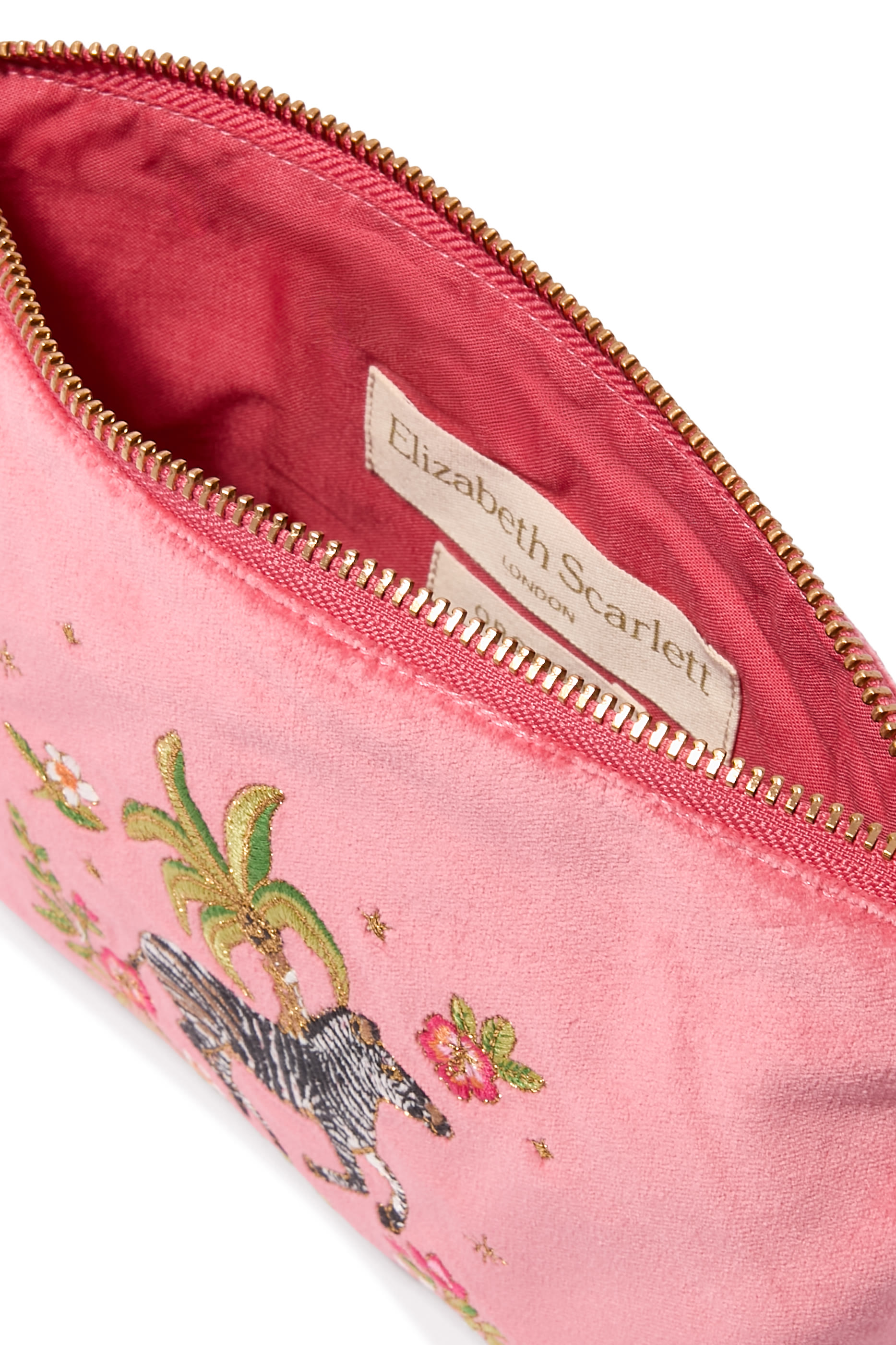 Wild Zebra Palm Mini Pouch