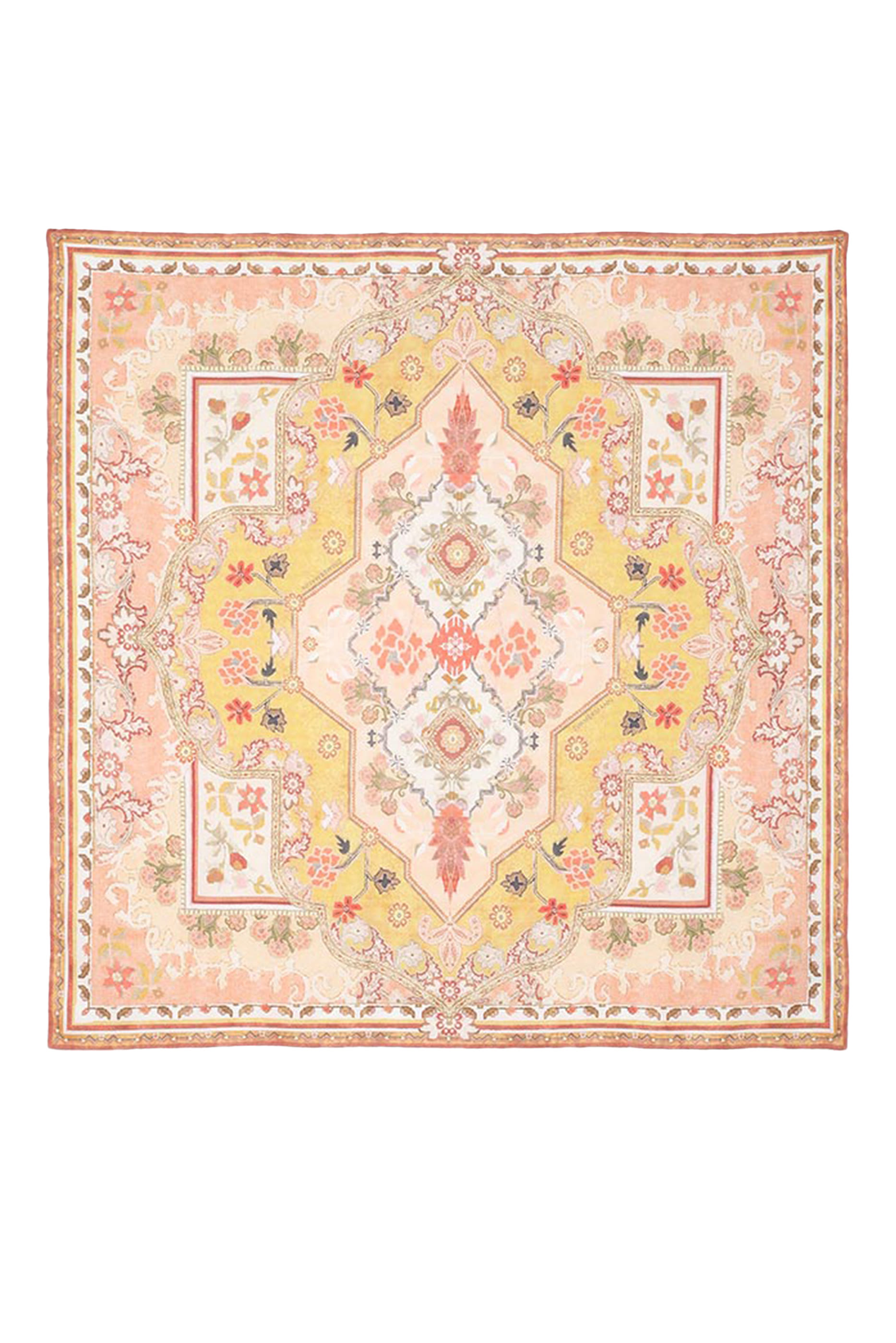 Printed Silk Square Scarf