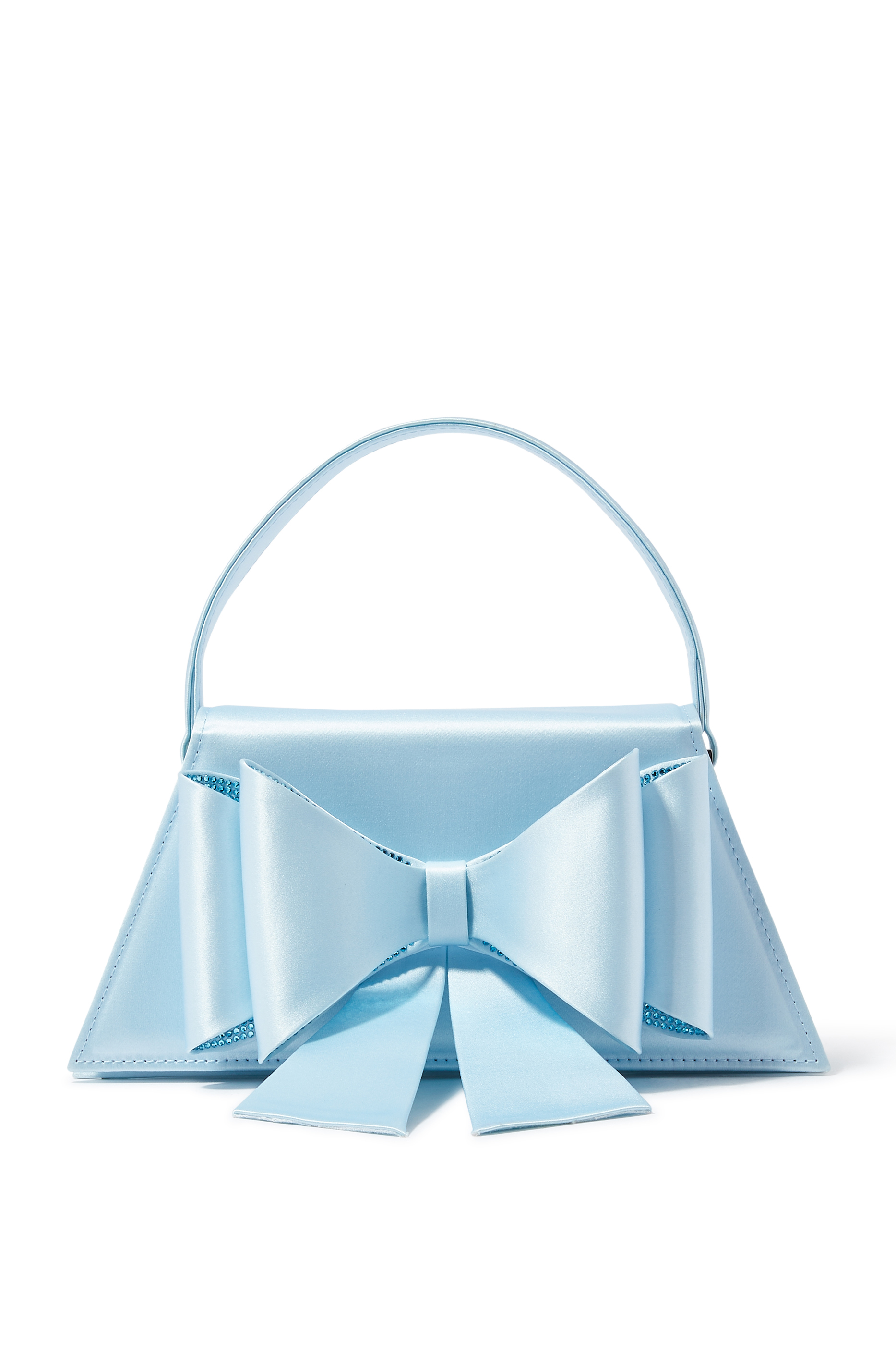 Le Cadeau Satin Bow Bag