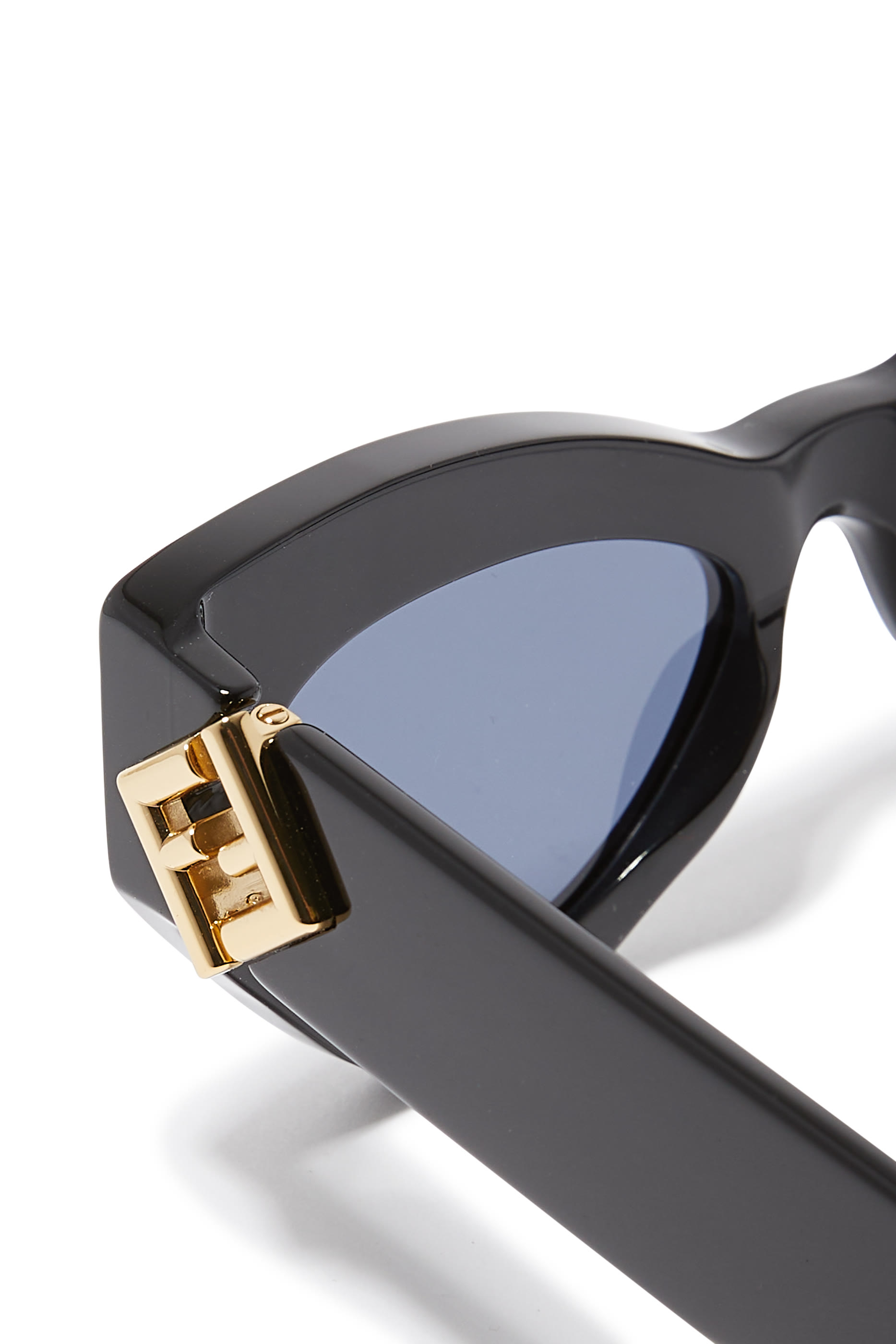 FF Diamonds Black Cat Eye Sunglasses