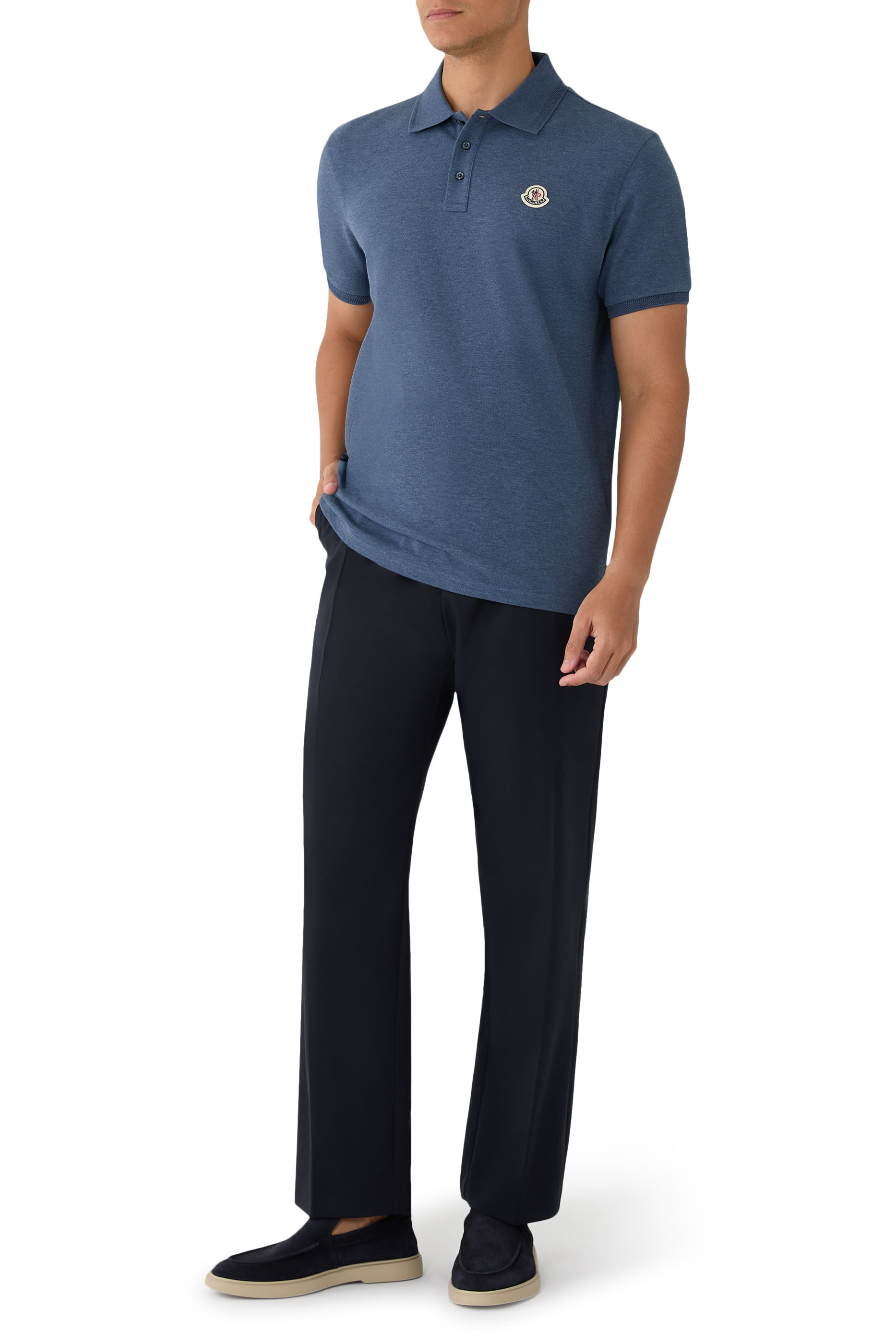 Logo Cotton Piquet Polo Shirt