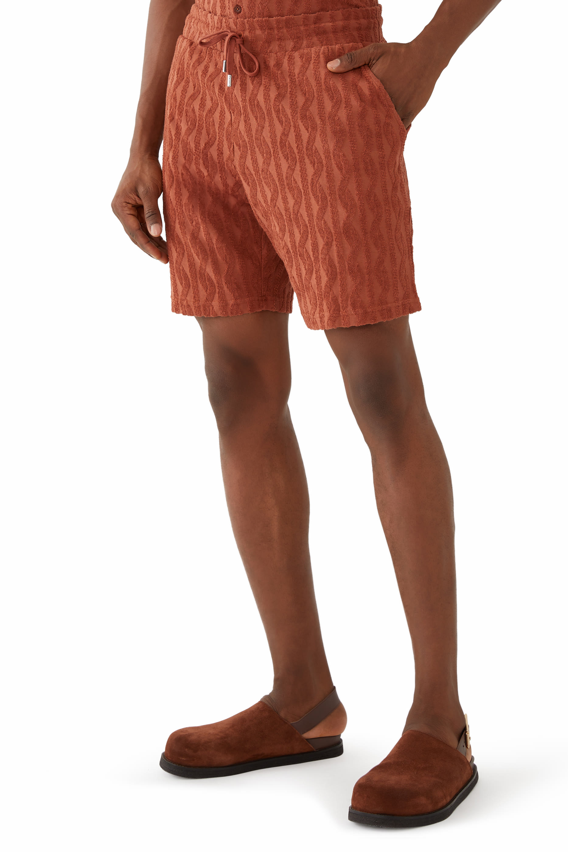 Augusto Terry Cotton Shorts