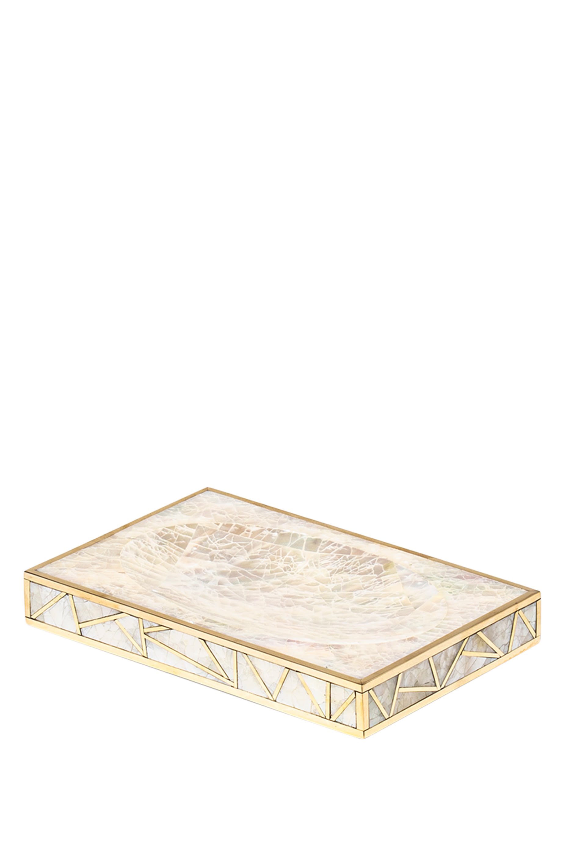 Crackled Mop Shell Soap Dish