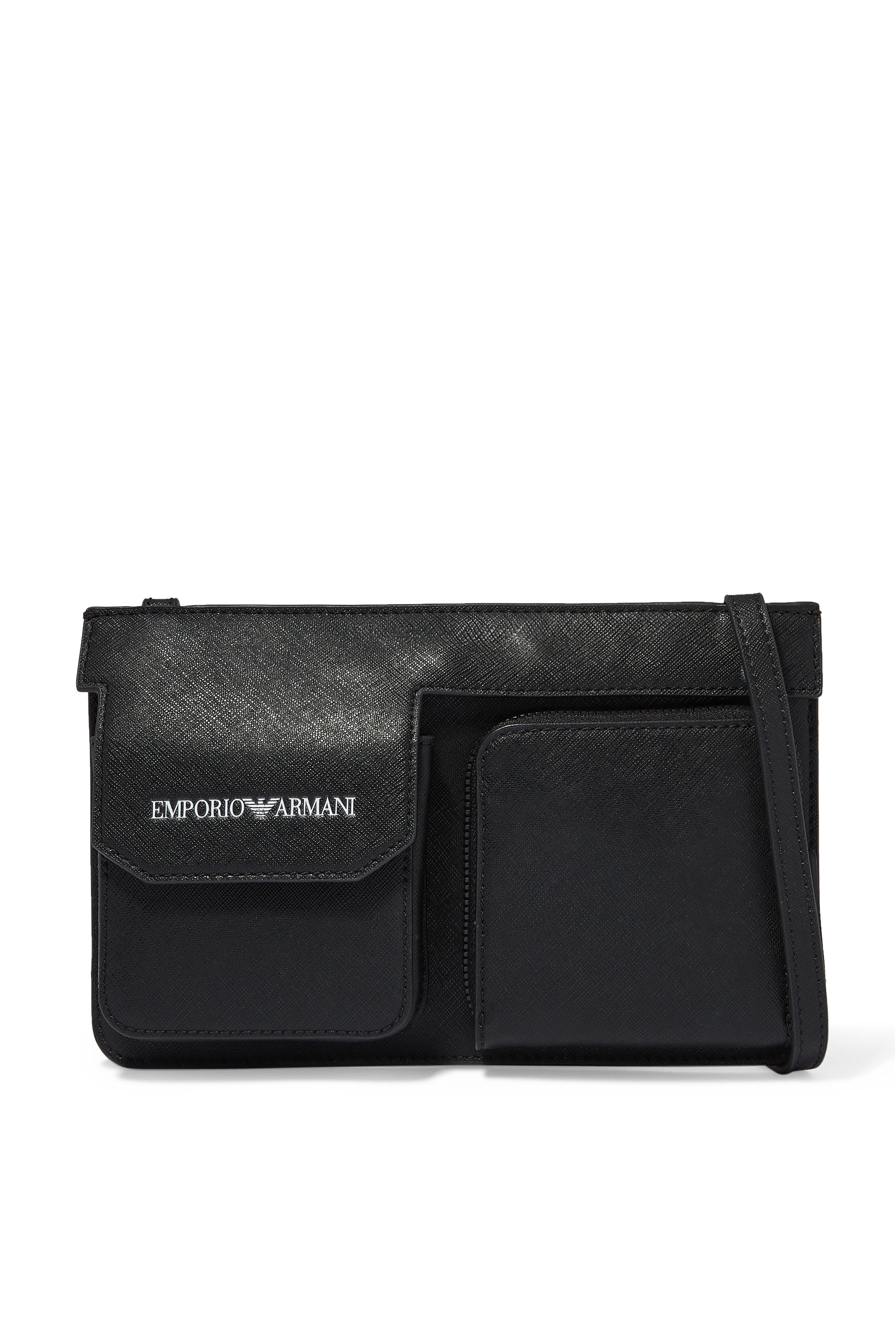 EA Tech Case Crossbody Bag in Eco Leather