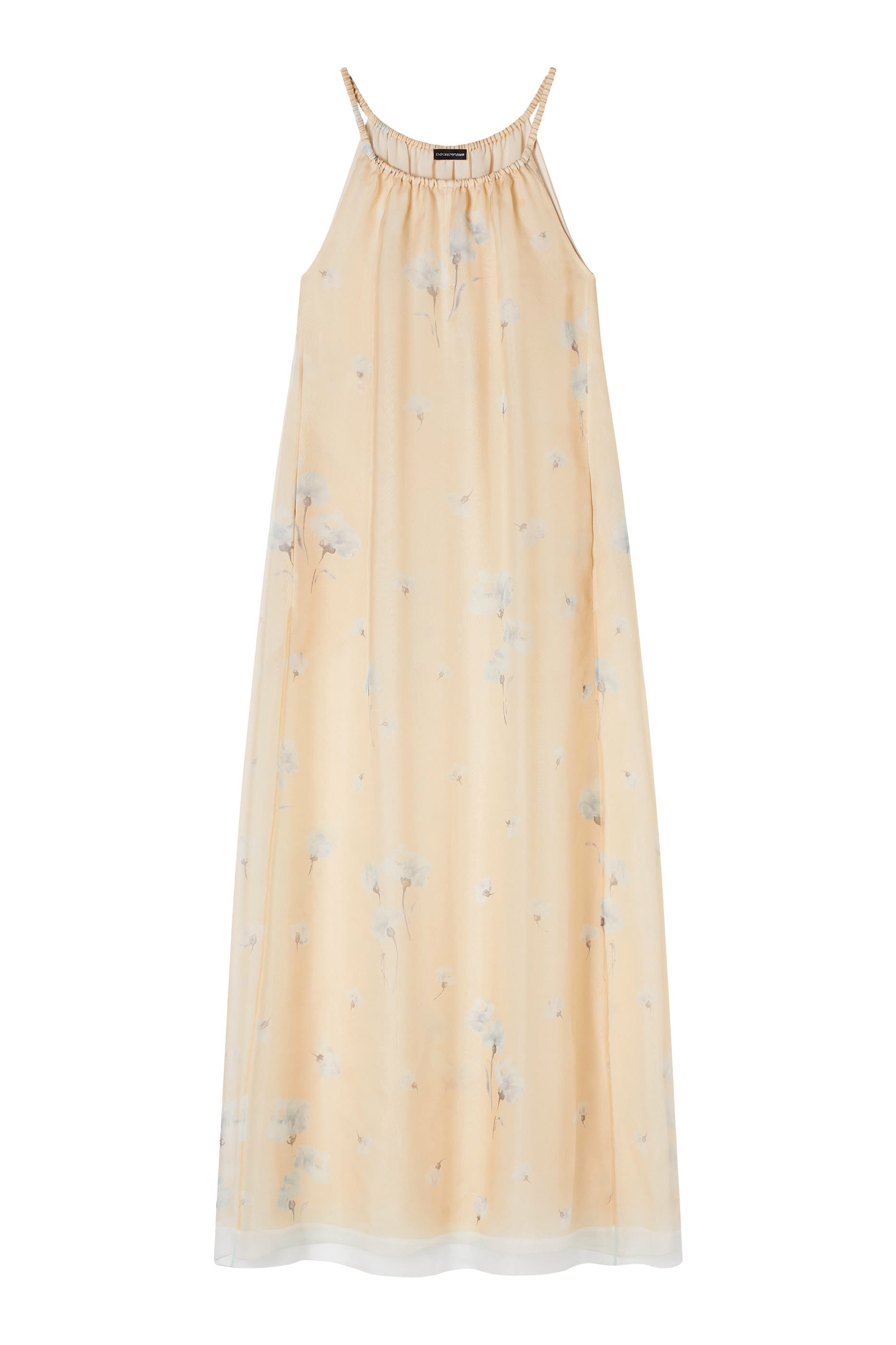 Silk Organza Long Dress