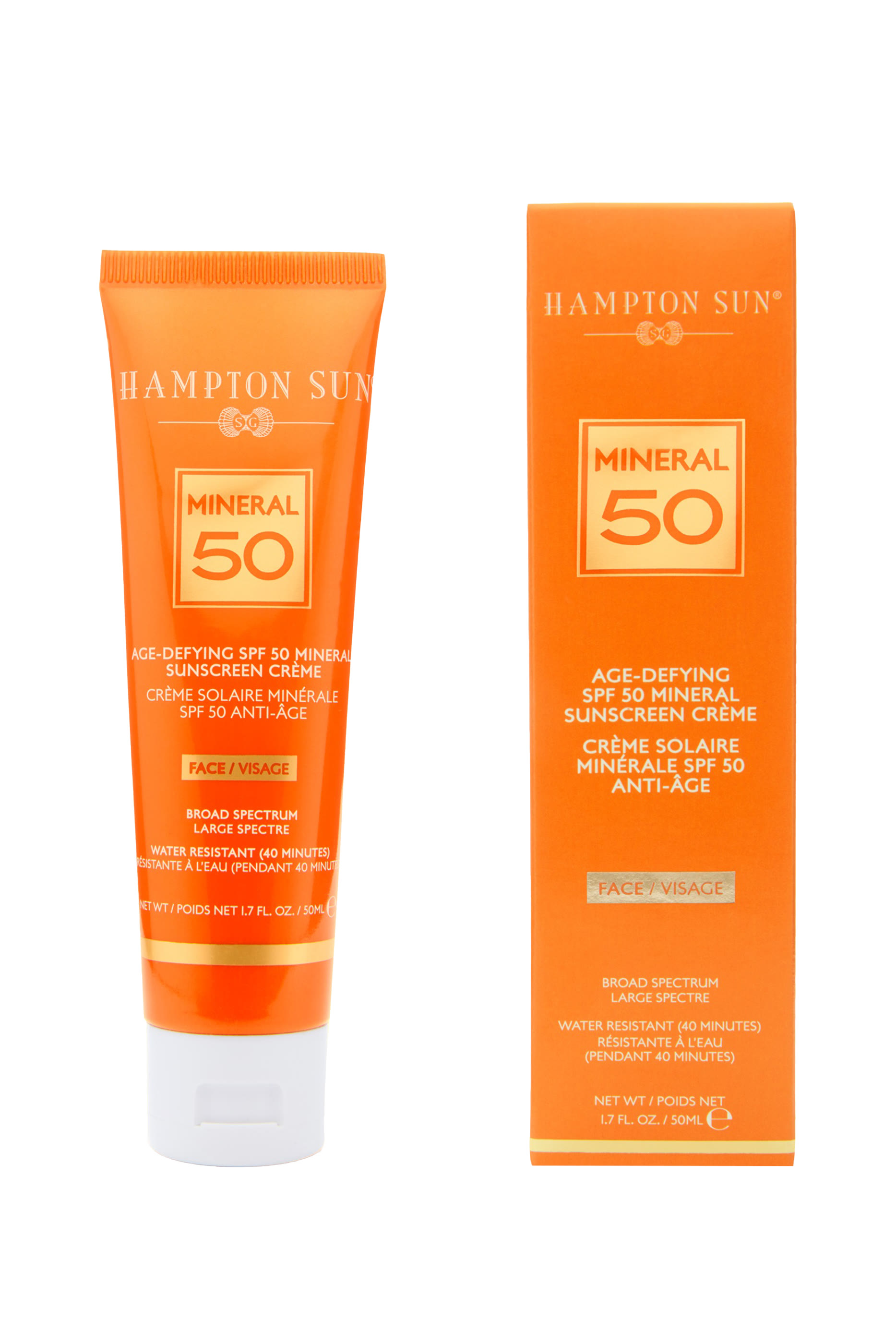 Age-Defying SPF 50 Mineral Cr&egrave;me for Face
