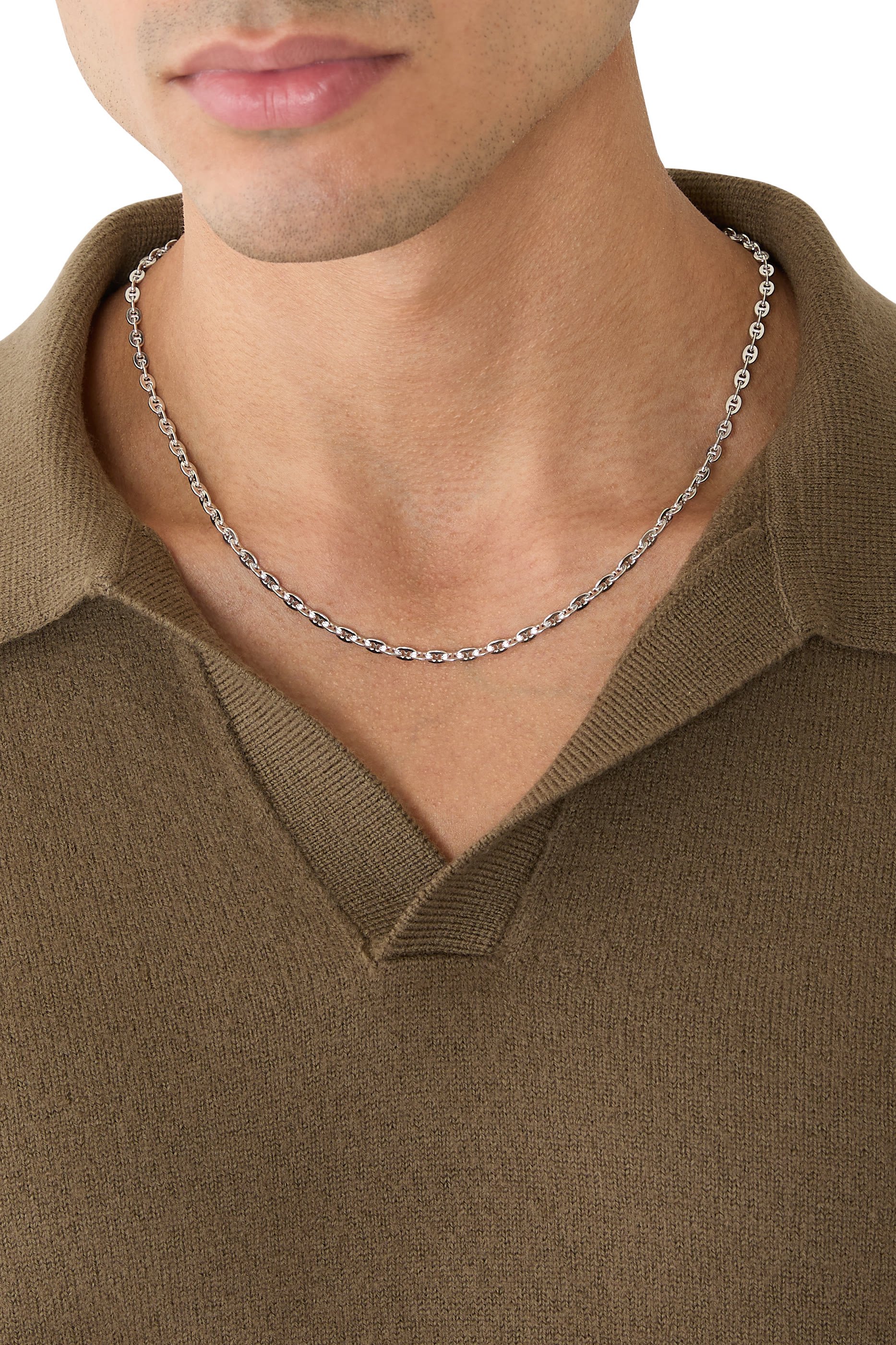 Sven Chain Necklace, 925 Sterling Silver
