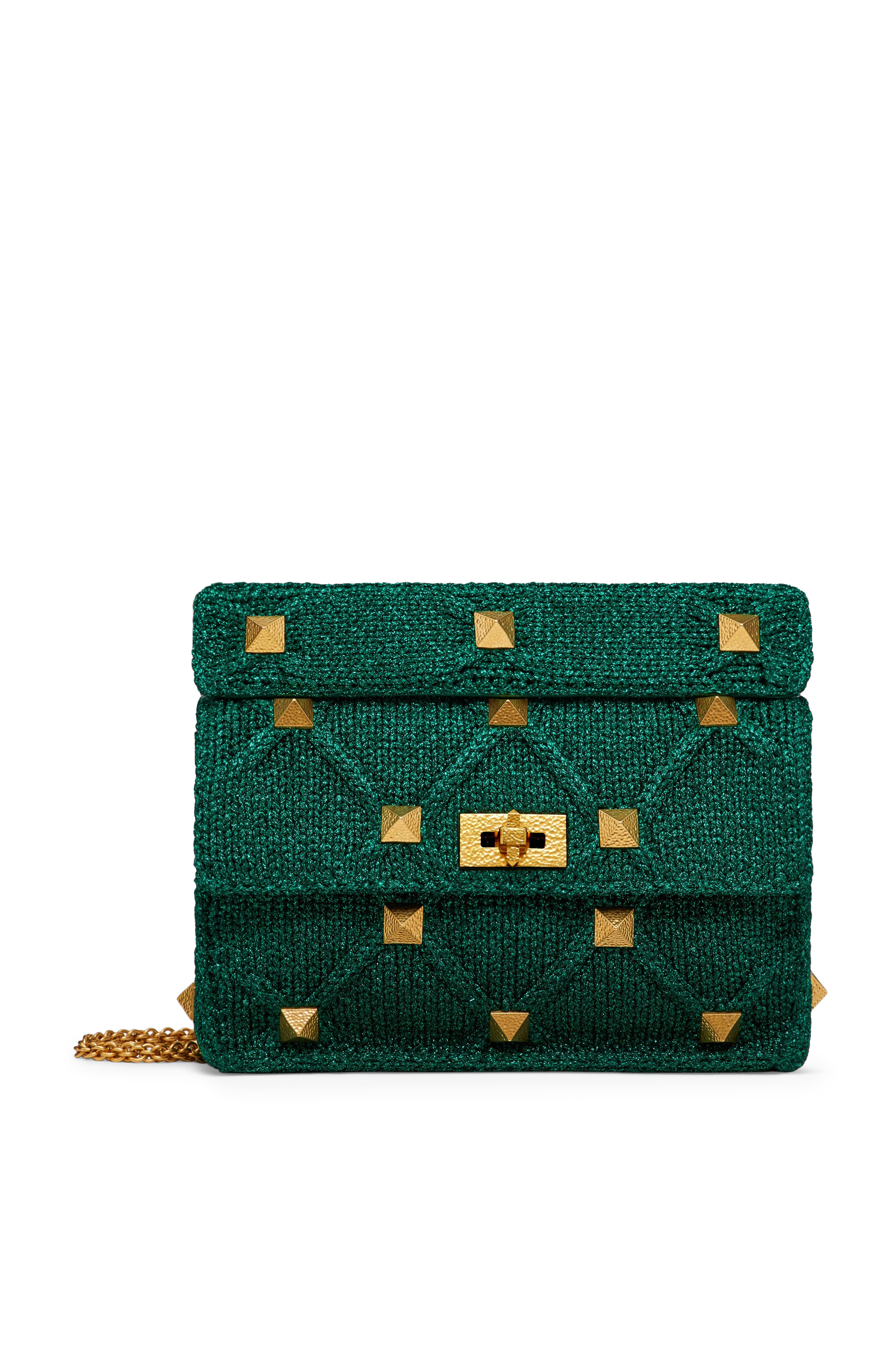 Valentino Garavani Roman Stud Knitted Bag