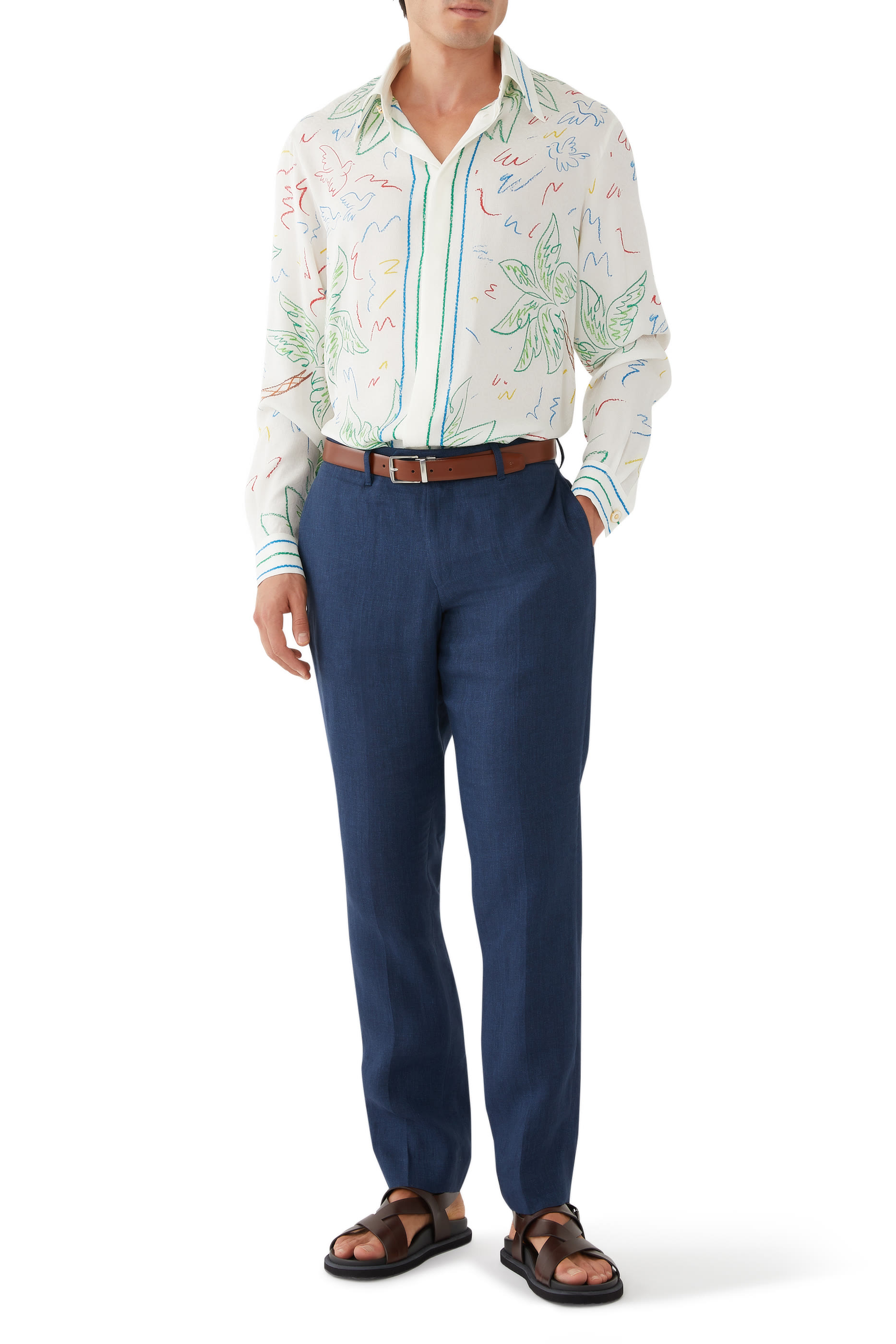 Affonso Tailored Linen Trousers