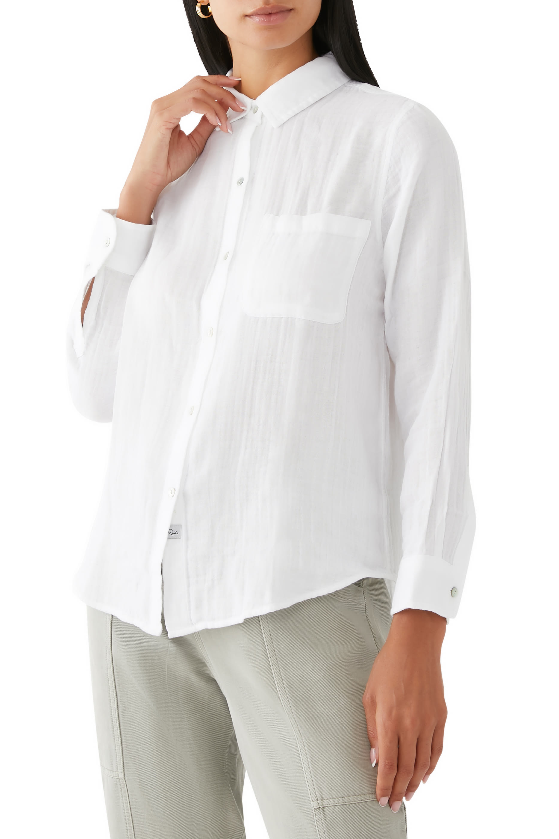 Ellis Textured Cotton Shirt