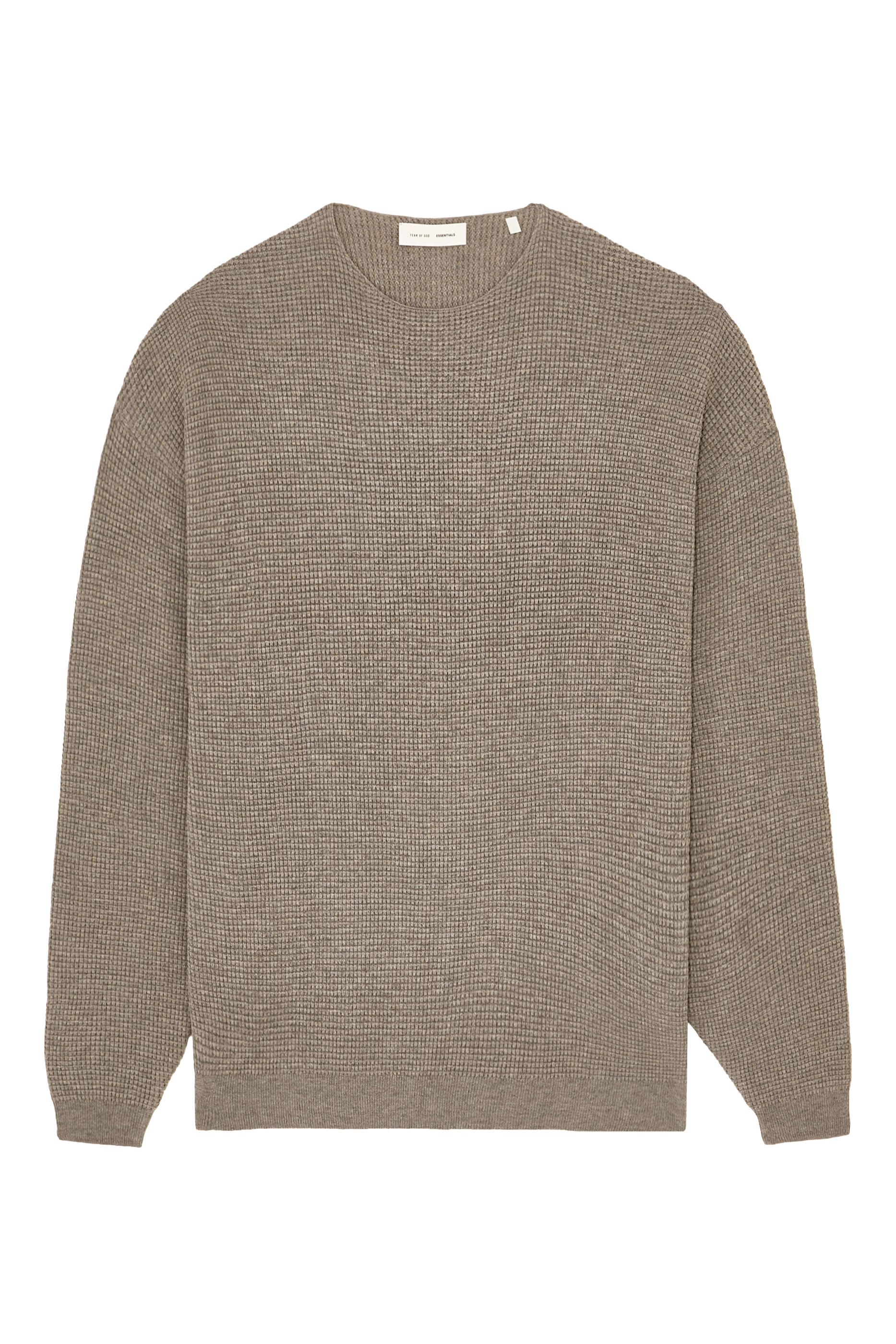 Waffle Crewneck Sweater