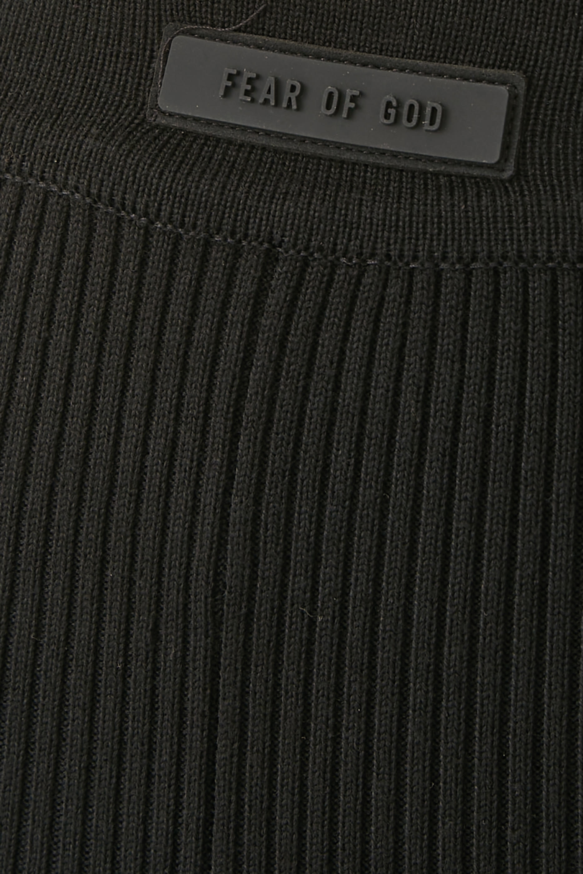 Appliquéd Ribbed-Knit Leggings