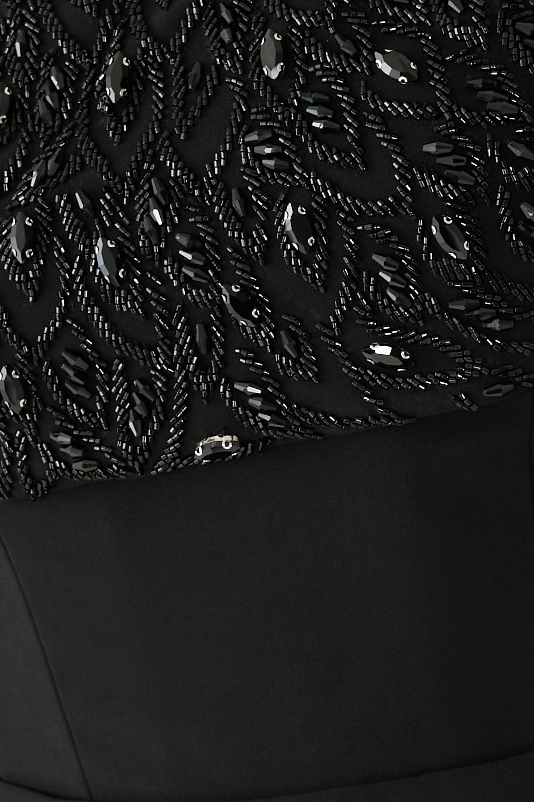 Crepe Dress with Beaded Bolero