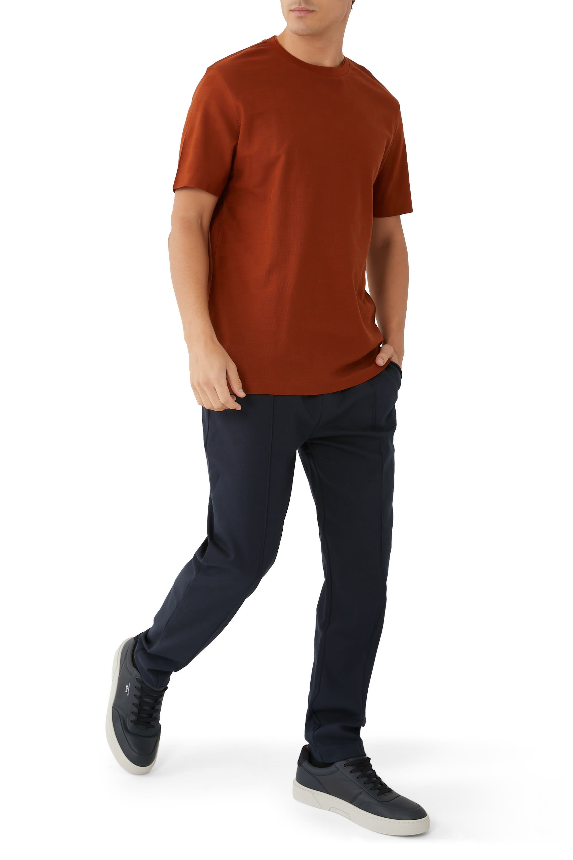 Porsche Check Jacquard T-Shirt