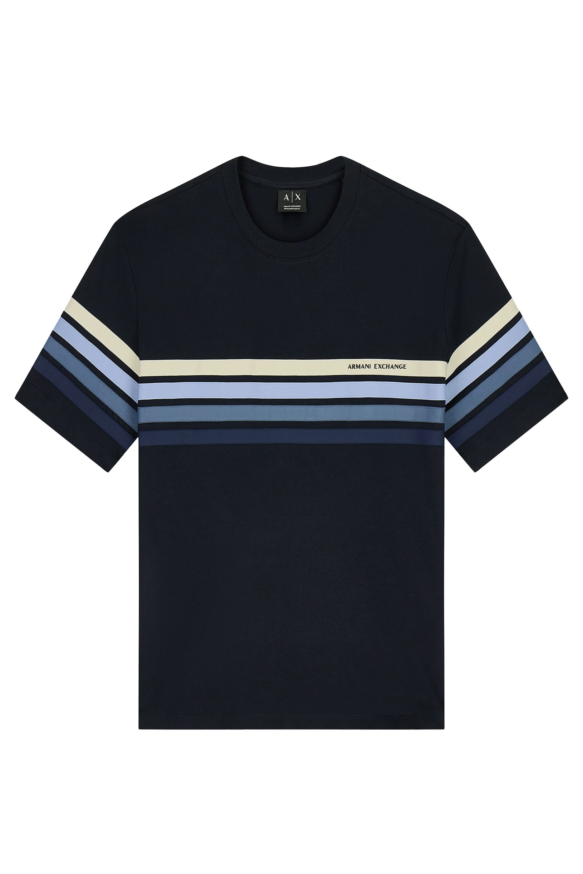 AX Logo Lined T-Shirt