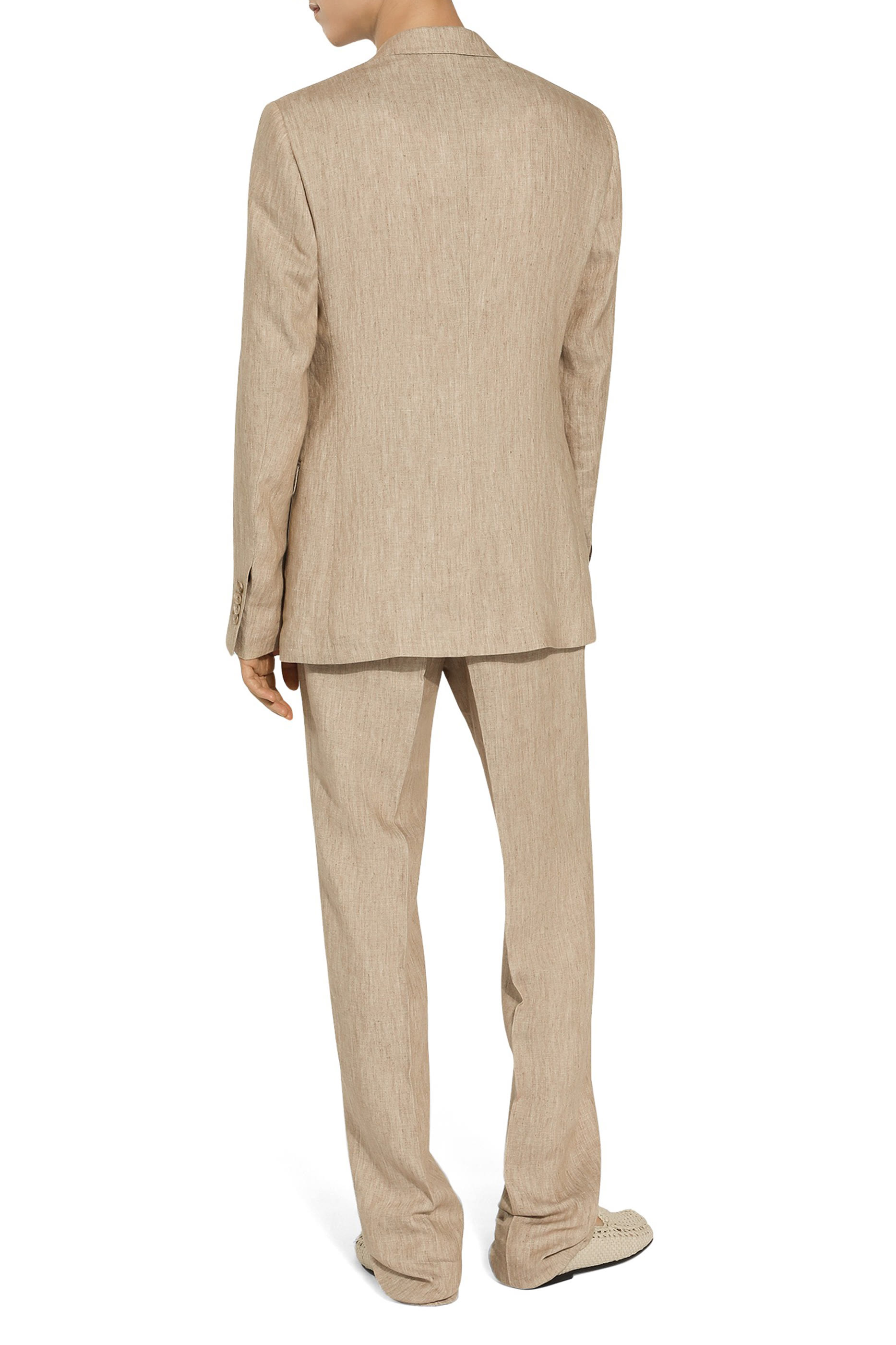 Single-Breasted Linen Taormina Jacket