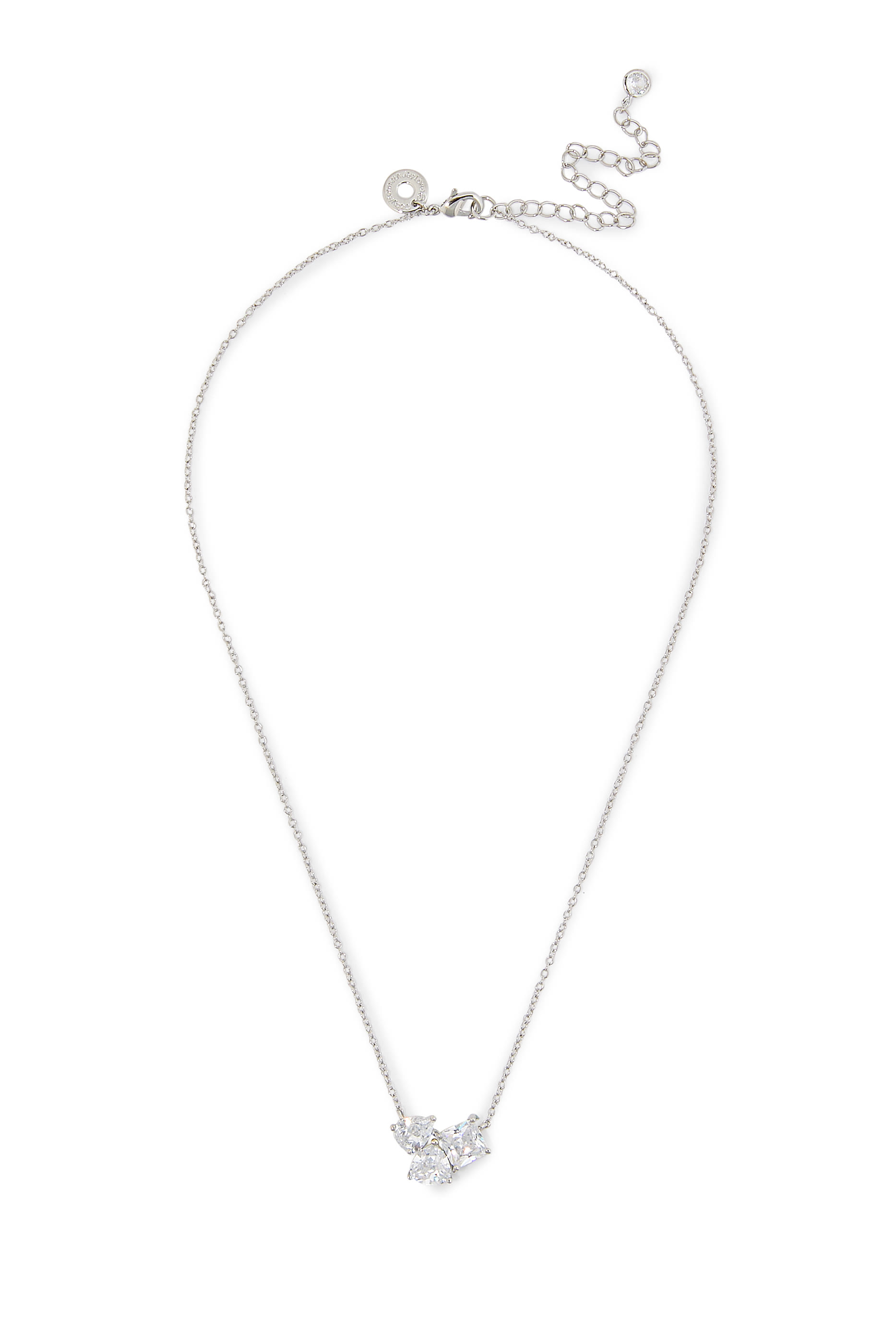 Cubic Zirconia Necklace and Earrings Set