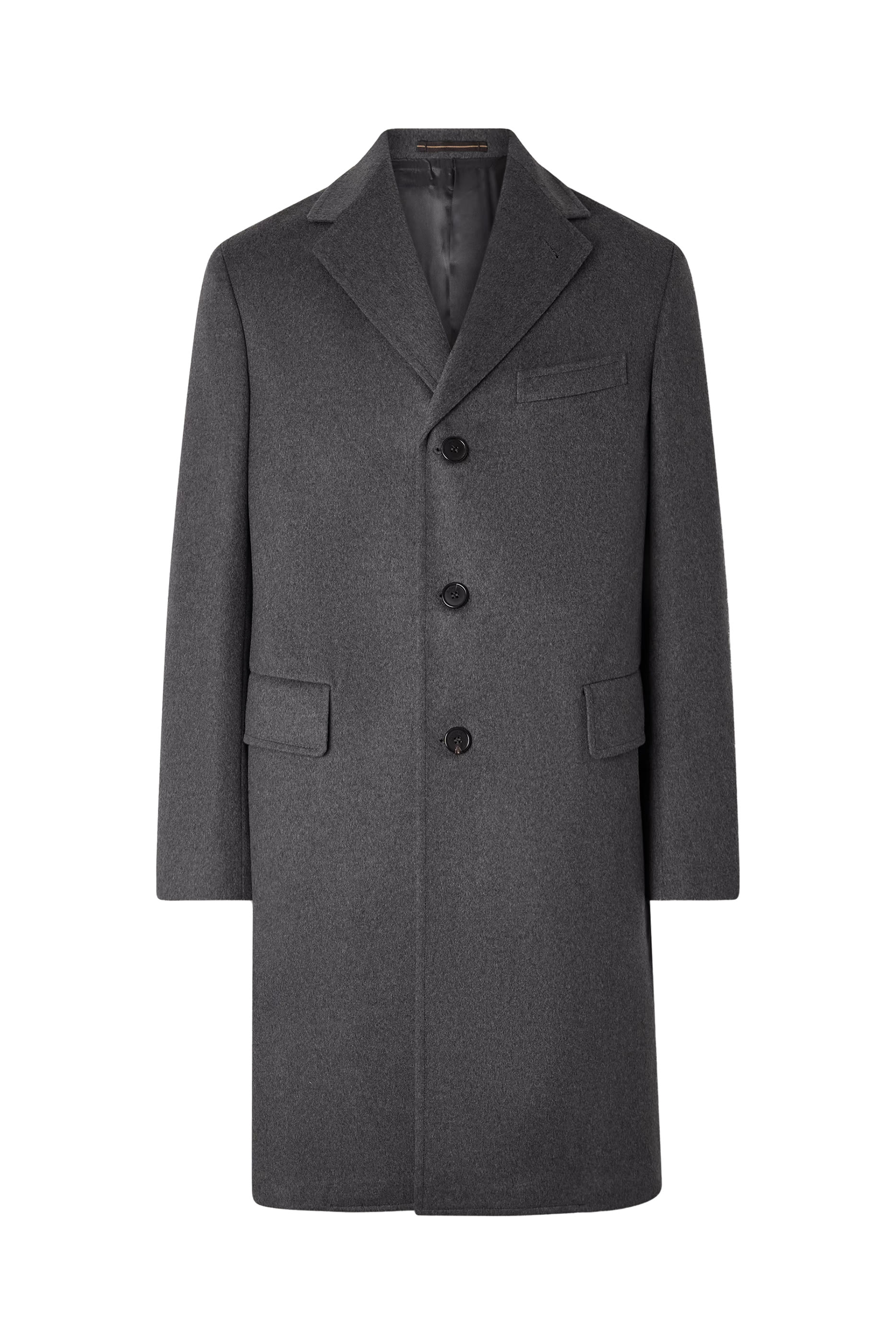  Regular Fit Wool & Cashmere Coat 