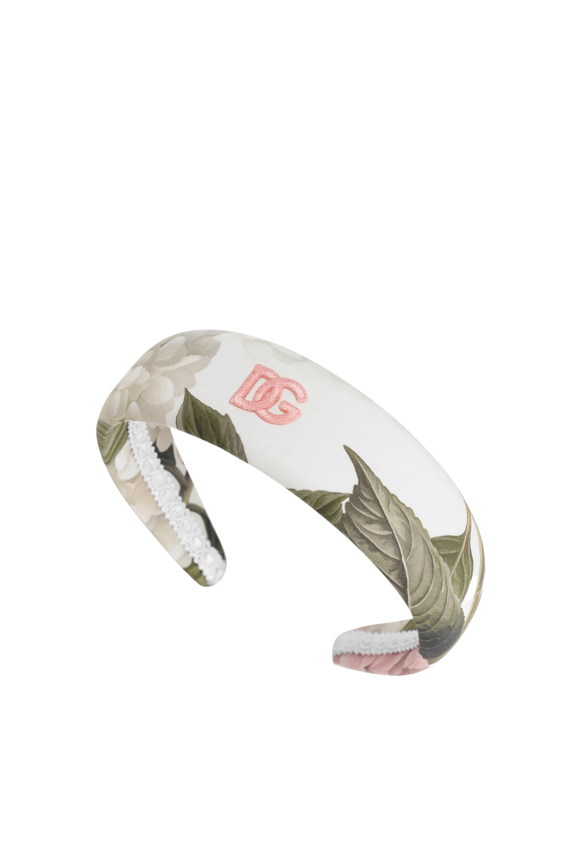 Kids Hydrangea-Print Poplin Headband