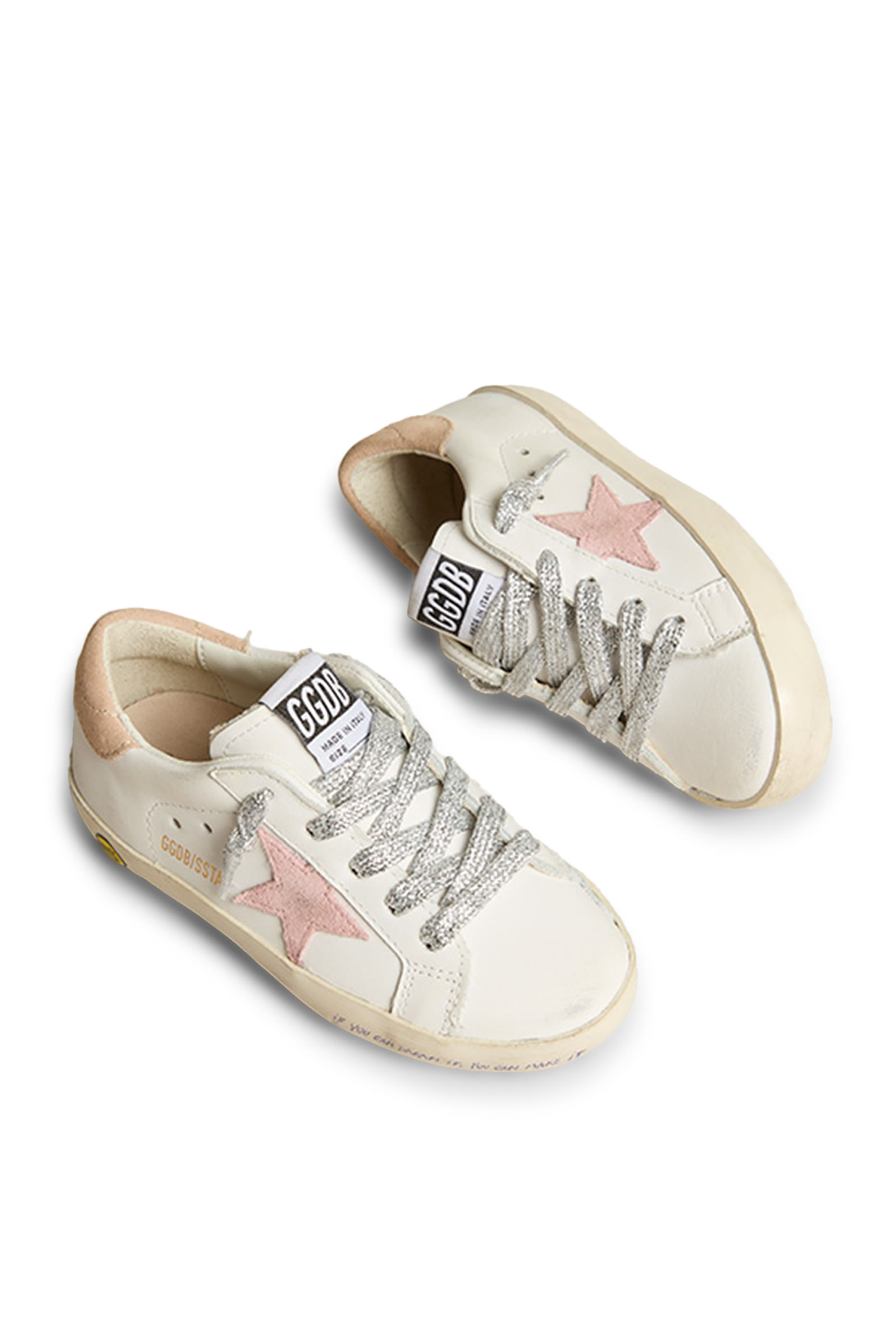 Kids Super Star Leather Sneakers