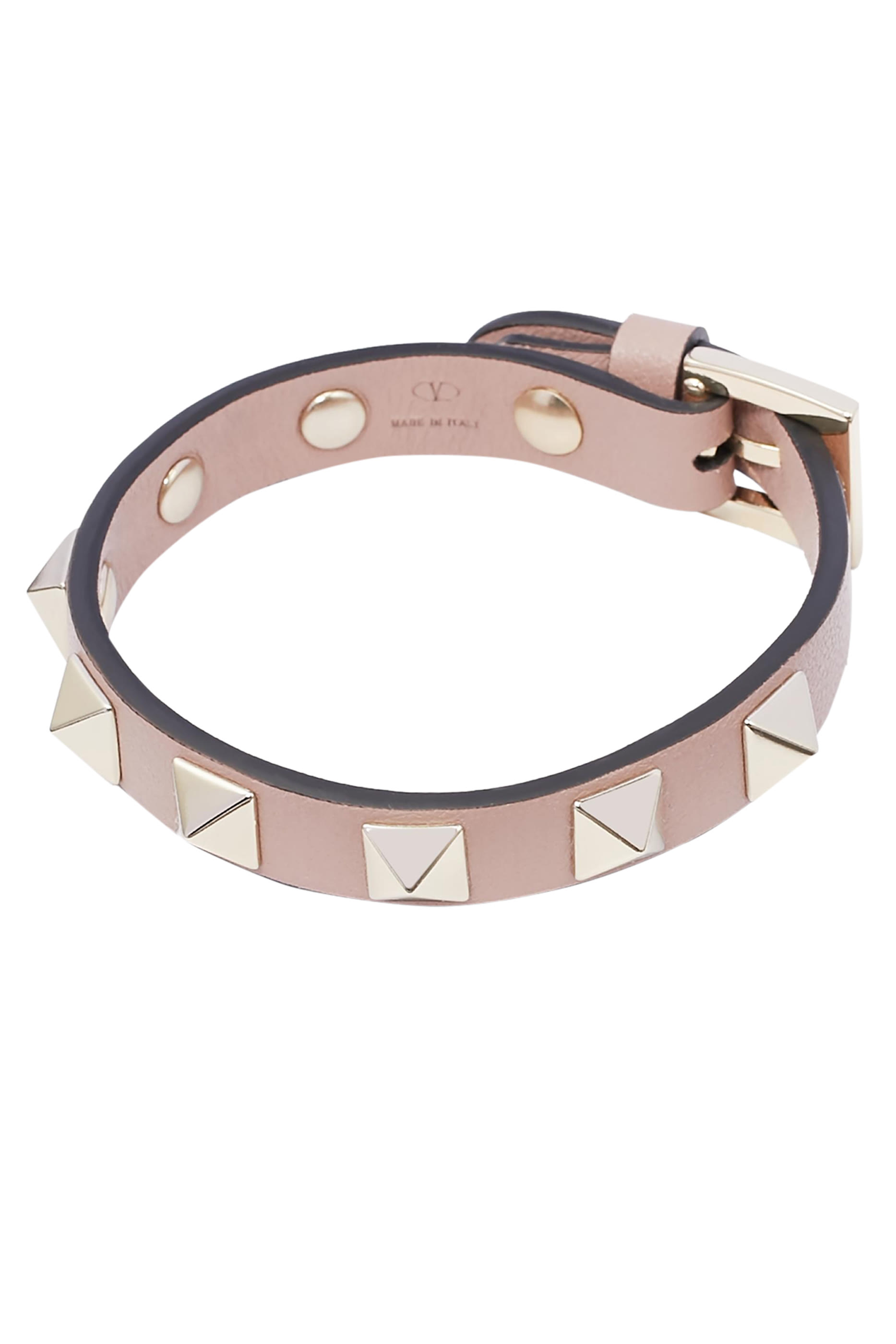 Rockstud Small Leather Bracelet