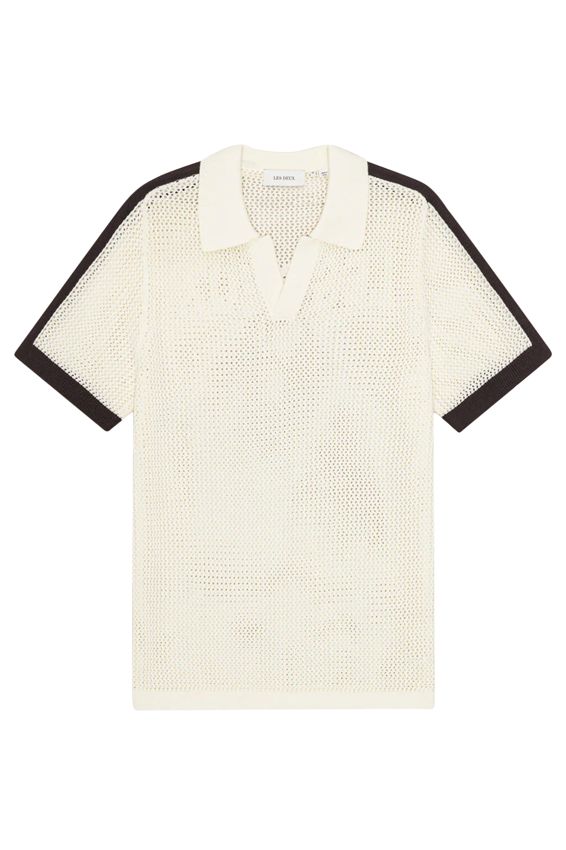 Logo Grid Knitted Polo