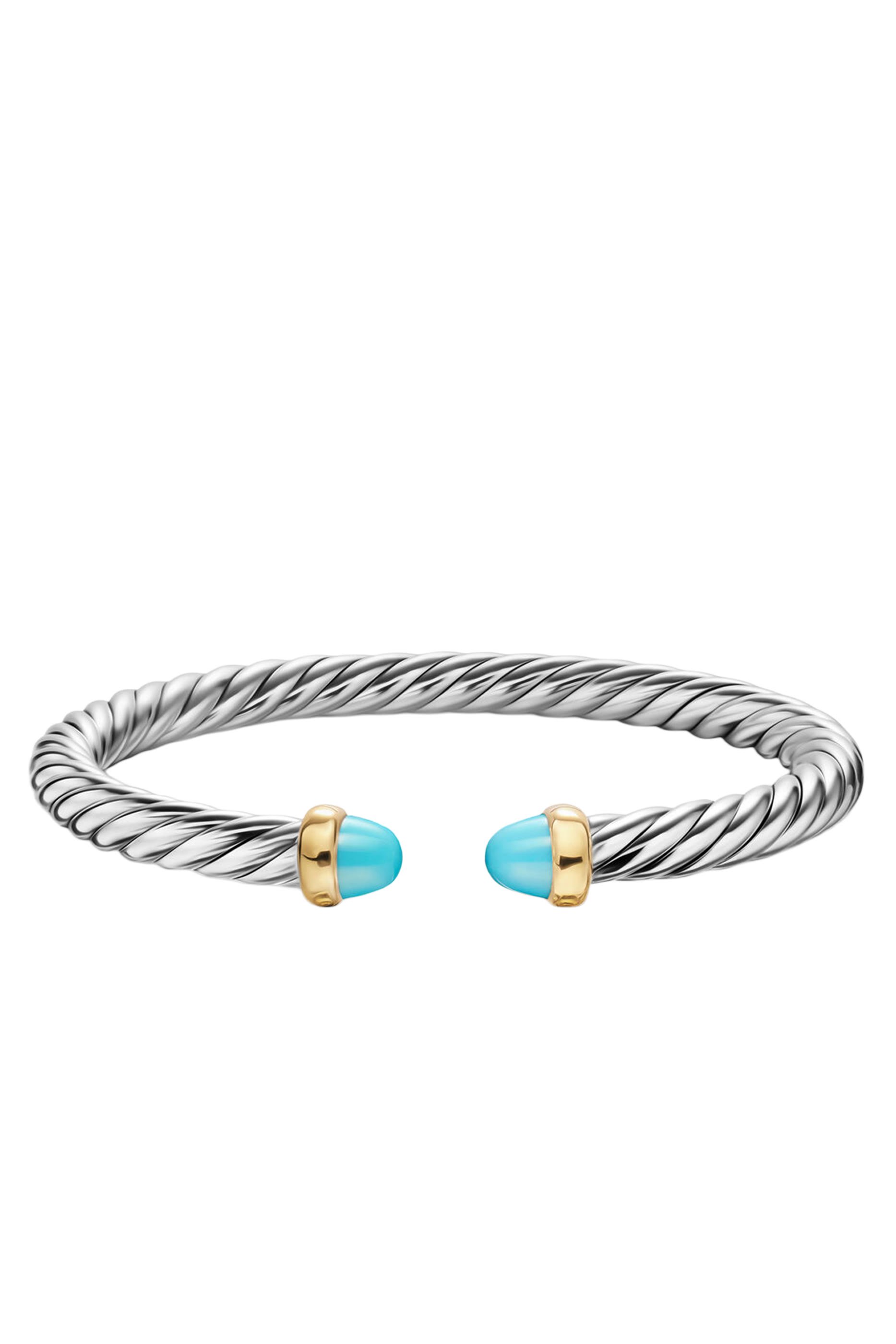 Cable Flex&reg; Bracelet, Sterling Silver & 14k Yellow Gold