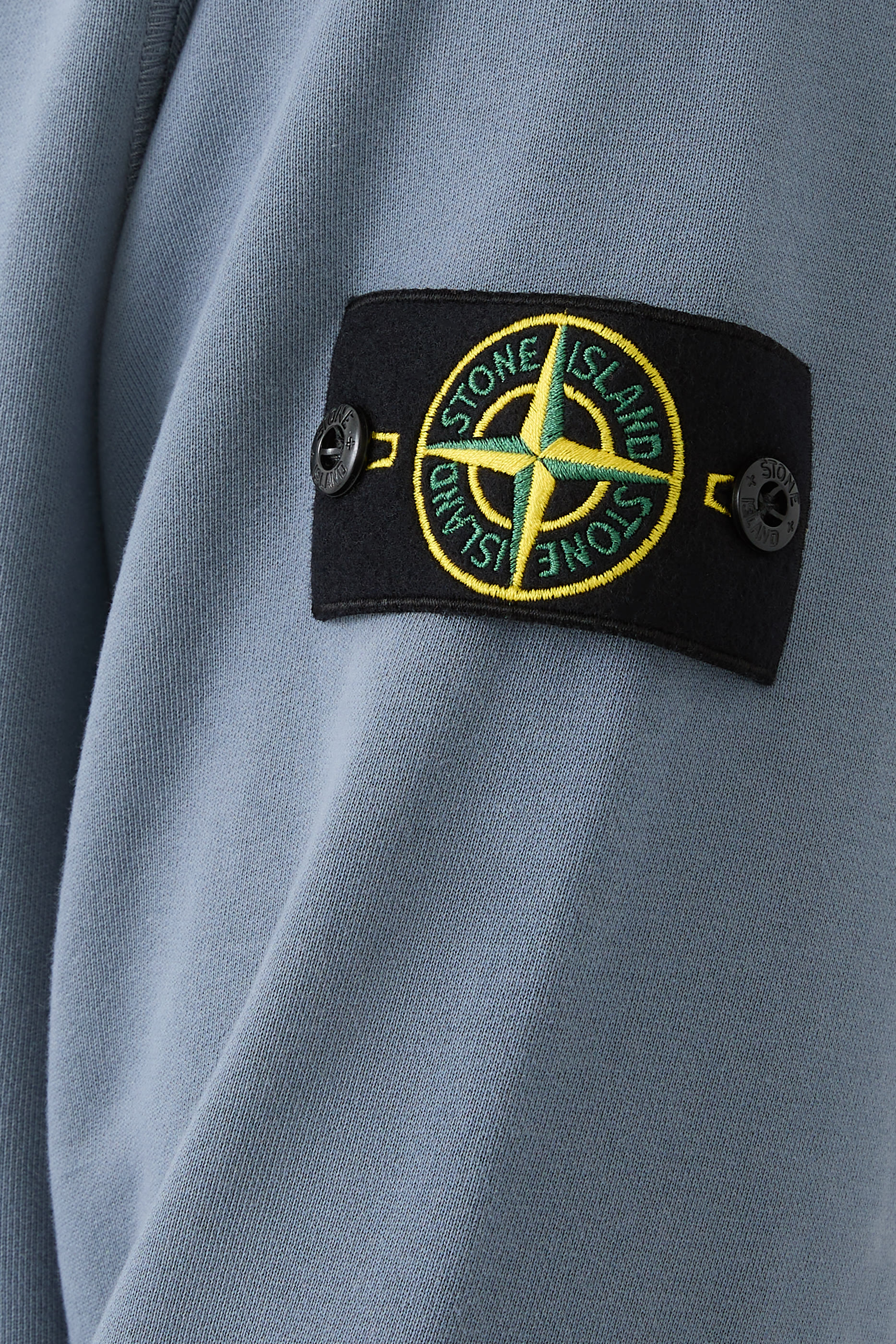 Logo Patch Organic Cotton Fleece Hoodie