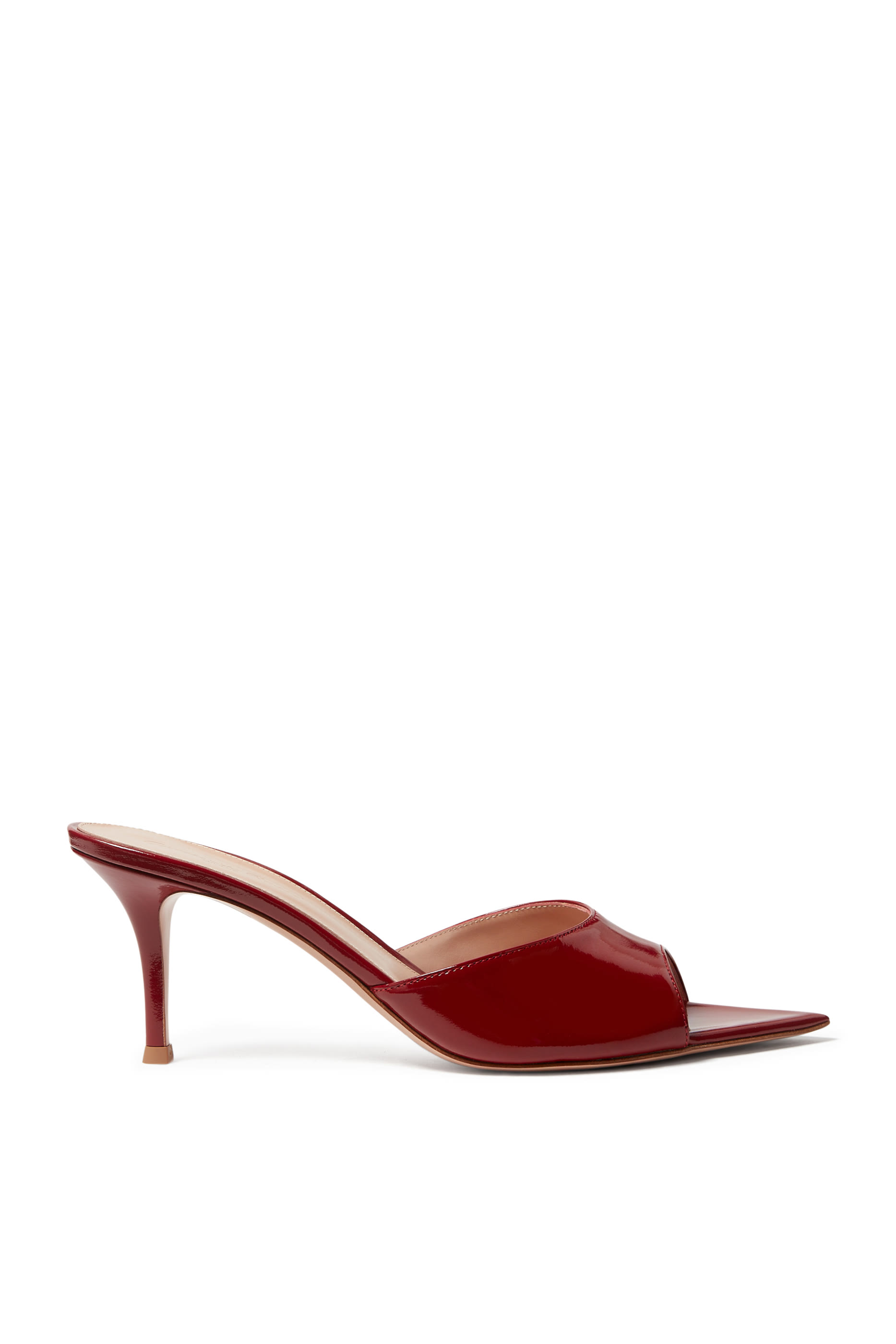 Elle 70 Patent Leather Mules