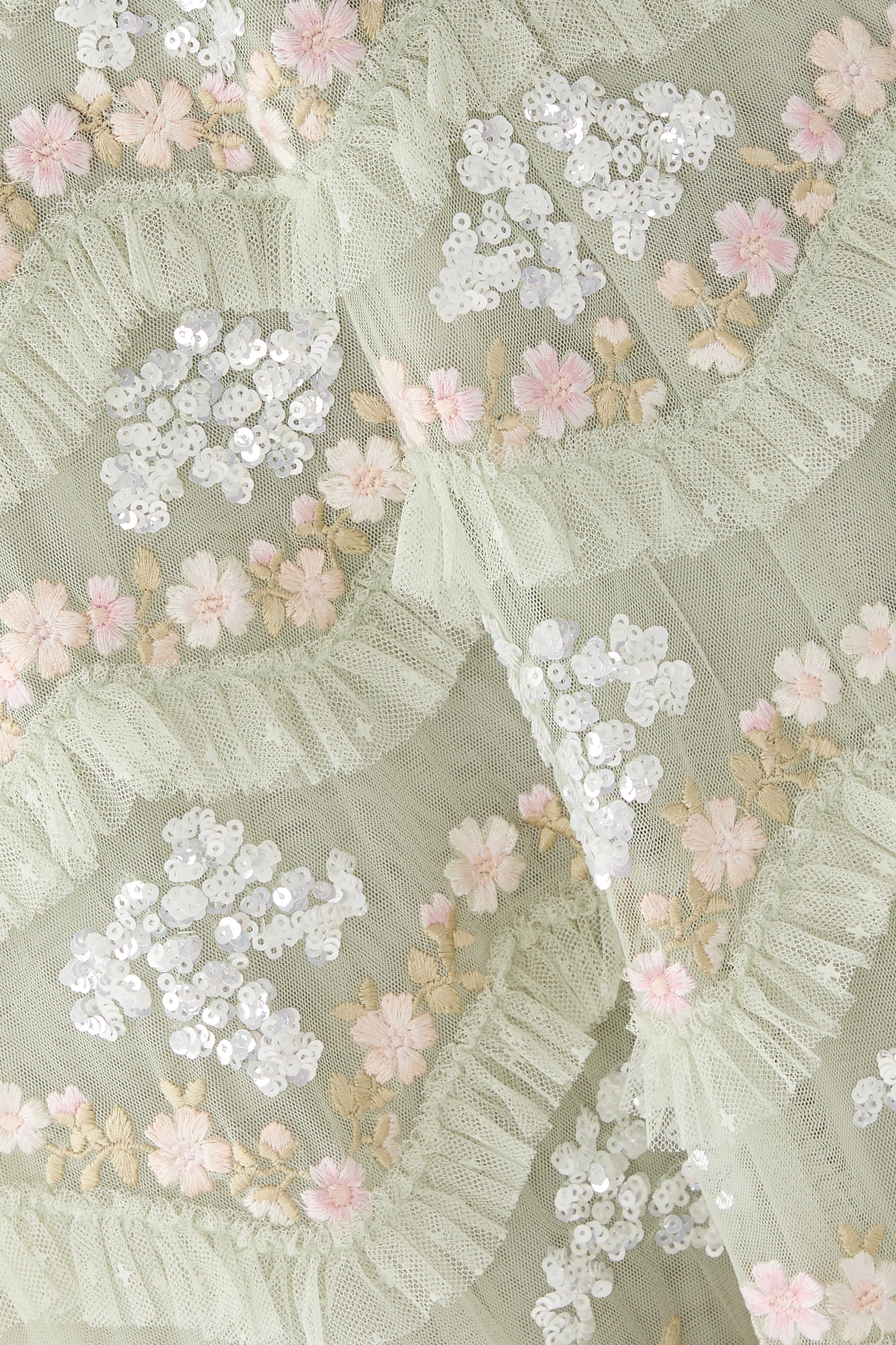 Daisy Wave Ankle Gown