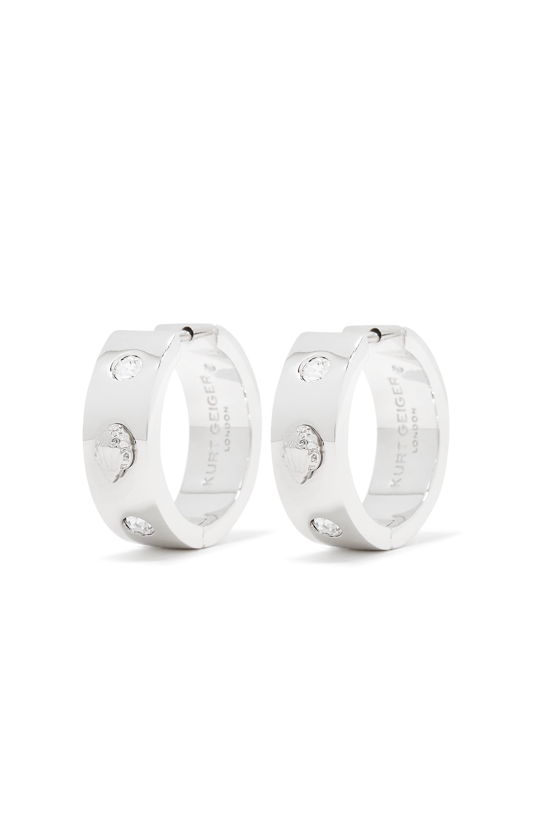 Eagle Hoop Metal Earrings