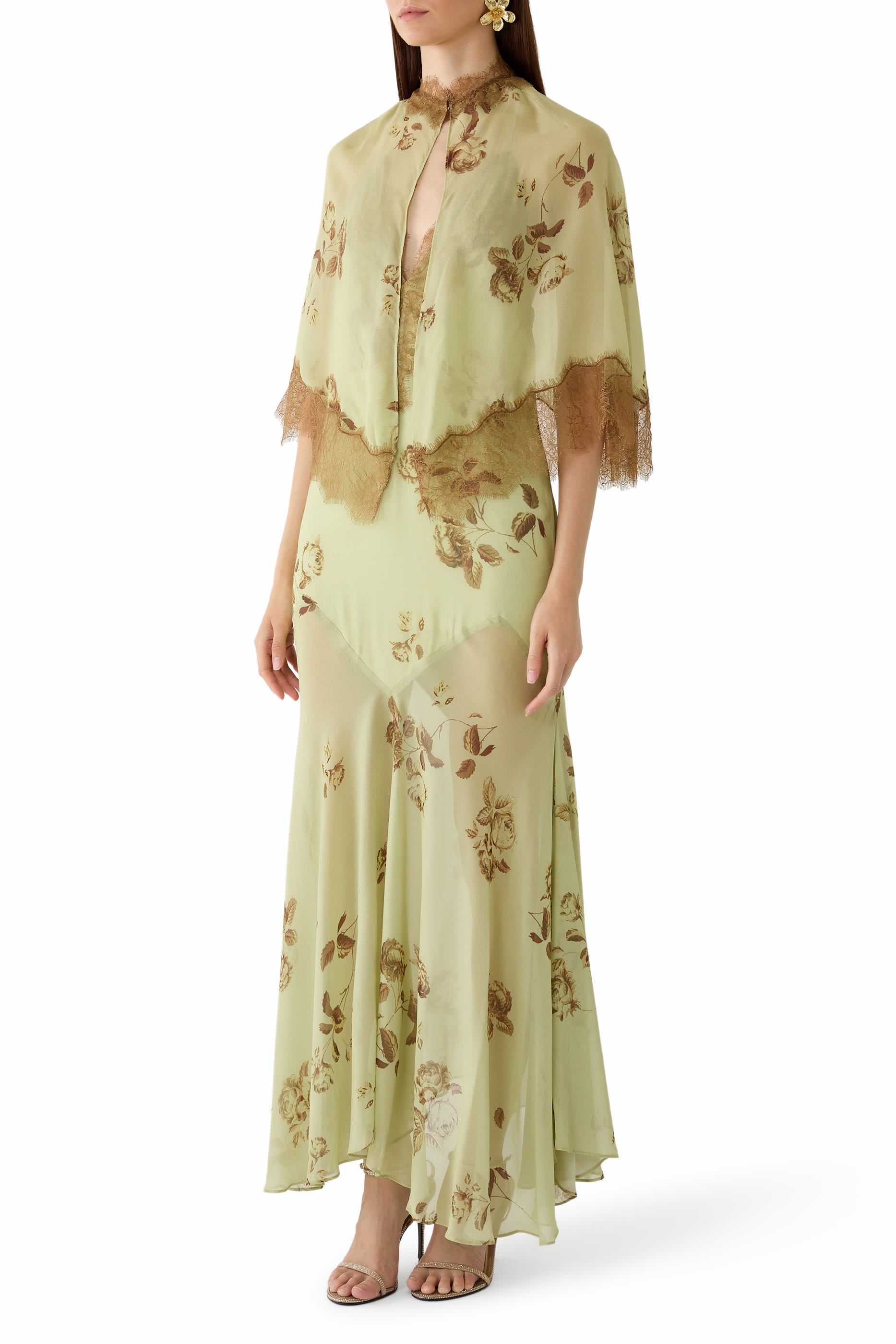 Cielo Midaxi Dress & Cape 