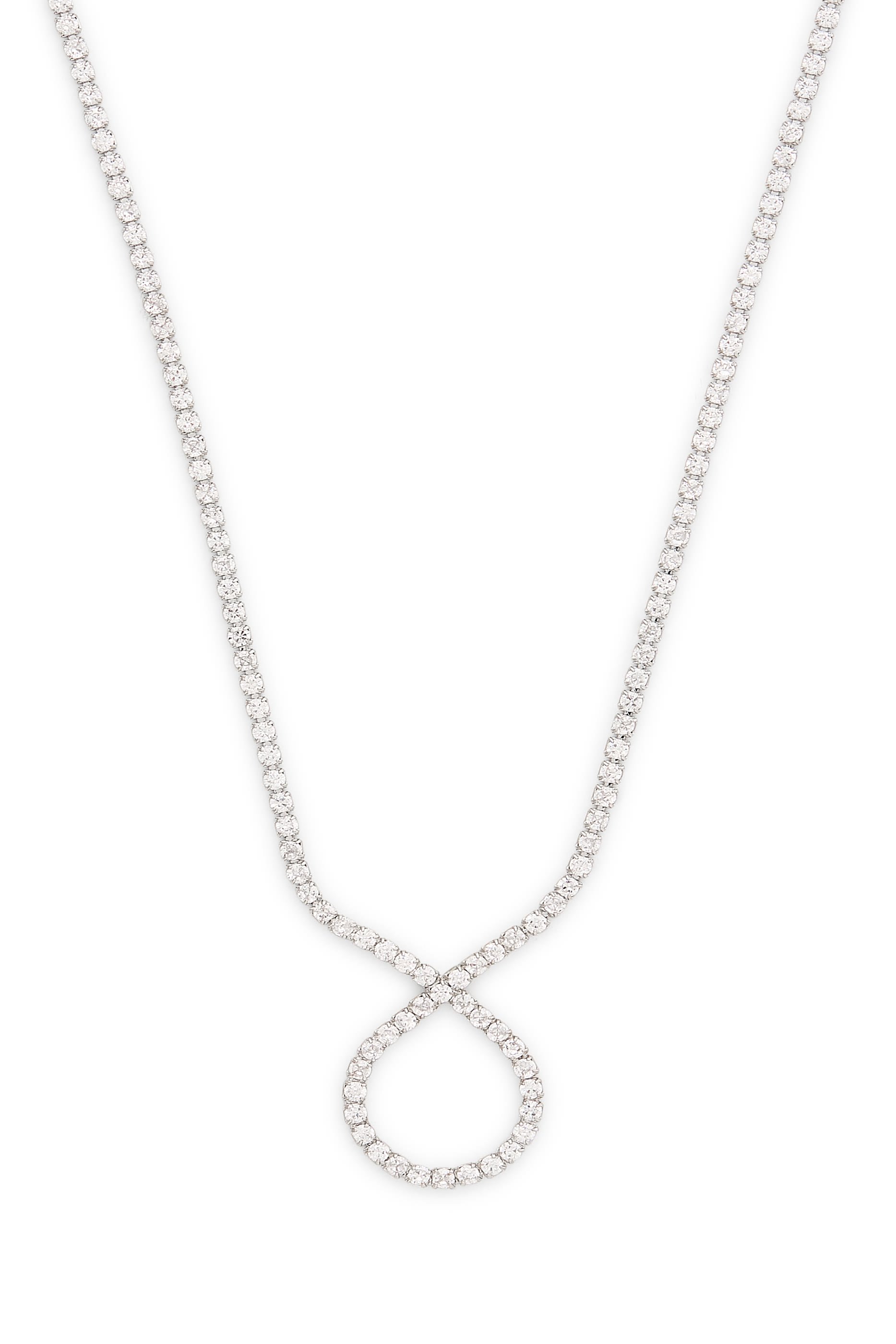 Twisted Tennis Necklace