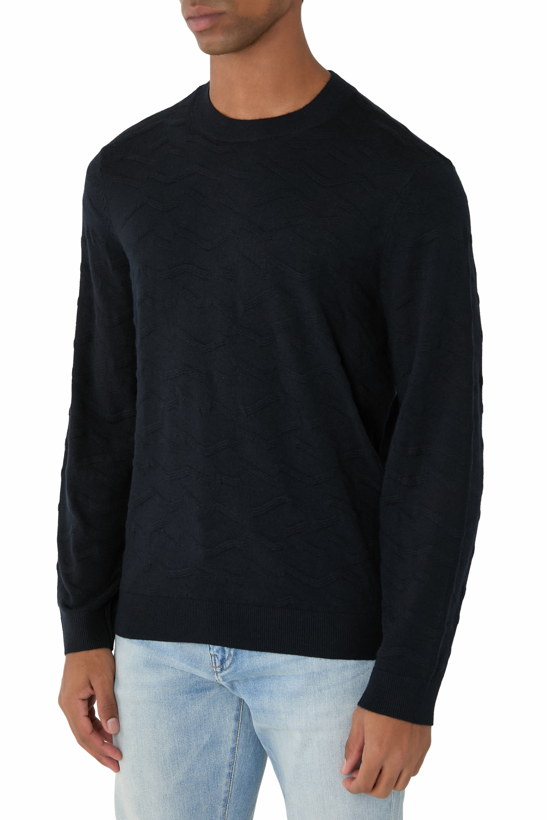 Wavy Texture Sweater