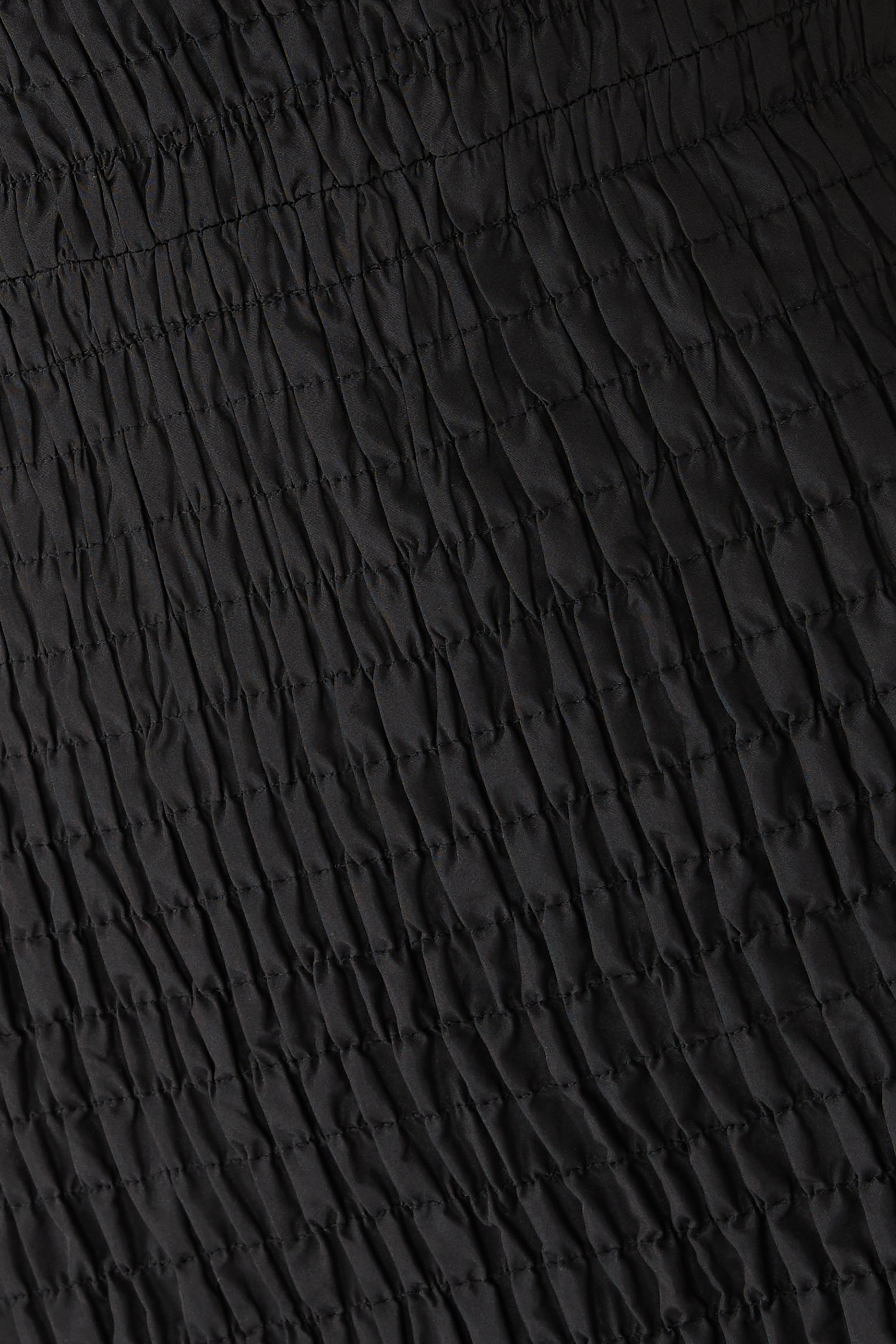 Smocked Fishtail Midi Dress