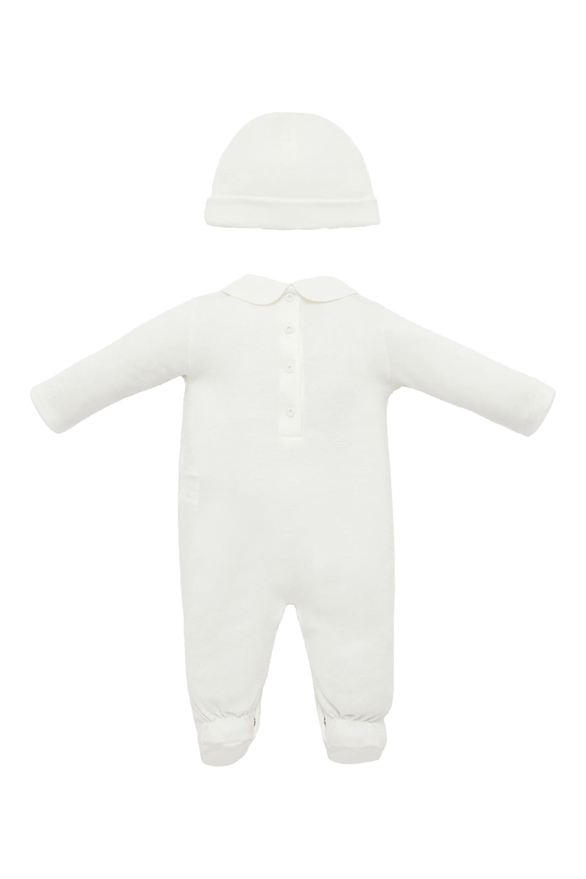 Kids Cotton Playsuit & Hat Set