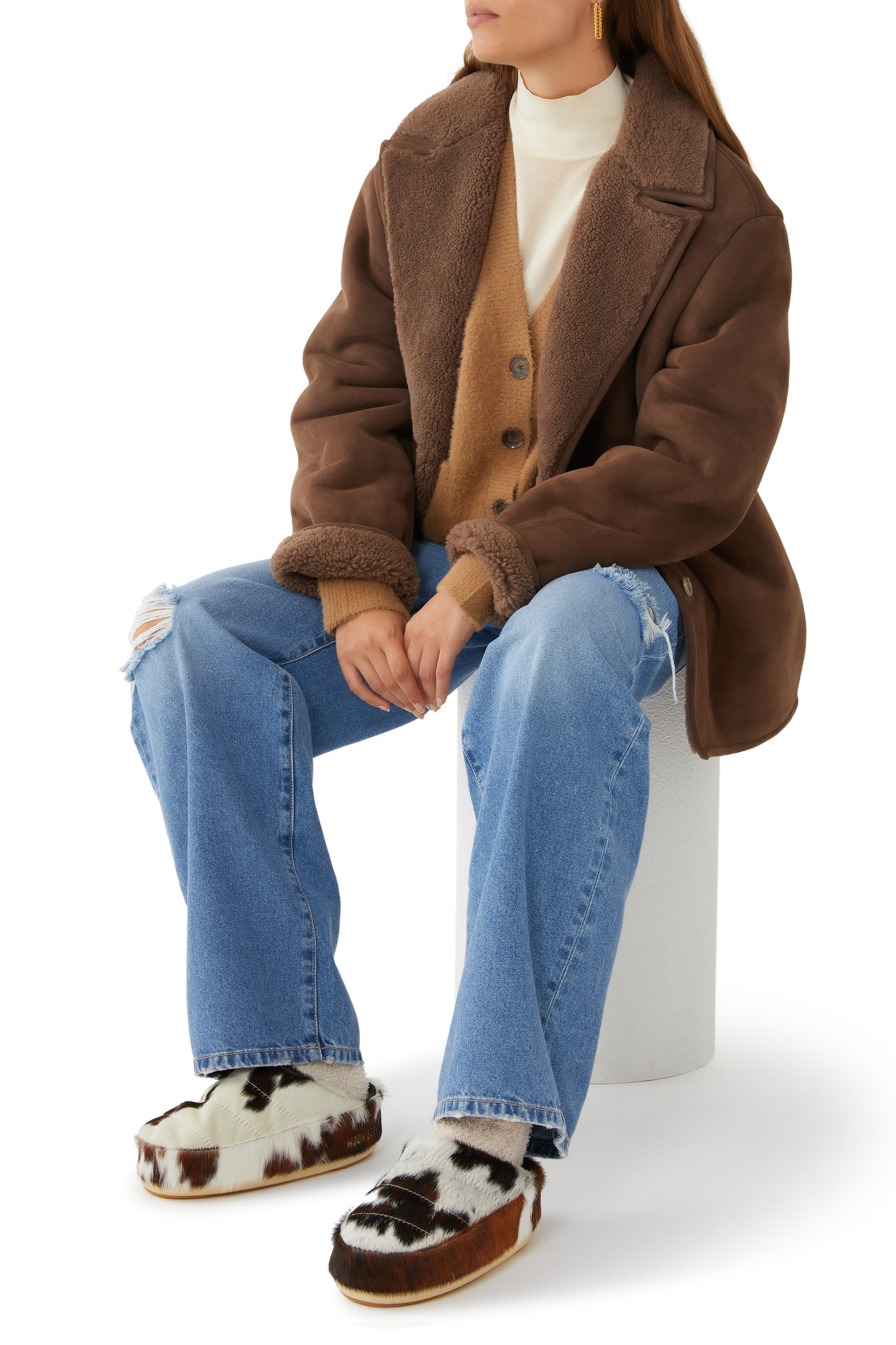 No Lace Pony Slippers