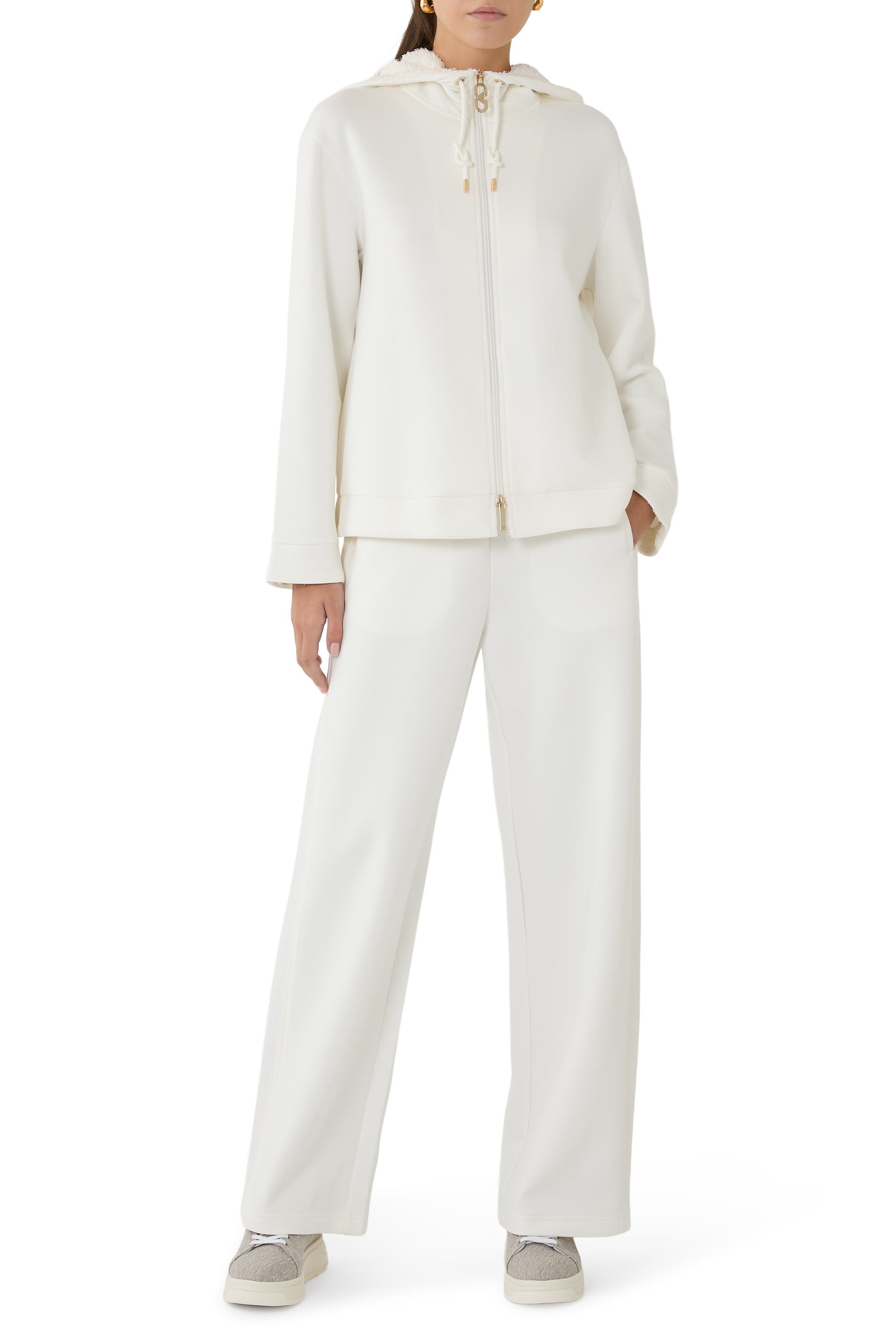 Double Jersey Hooded Sweatshirt