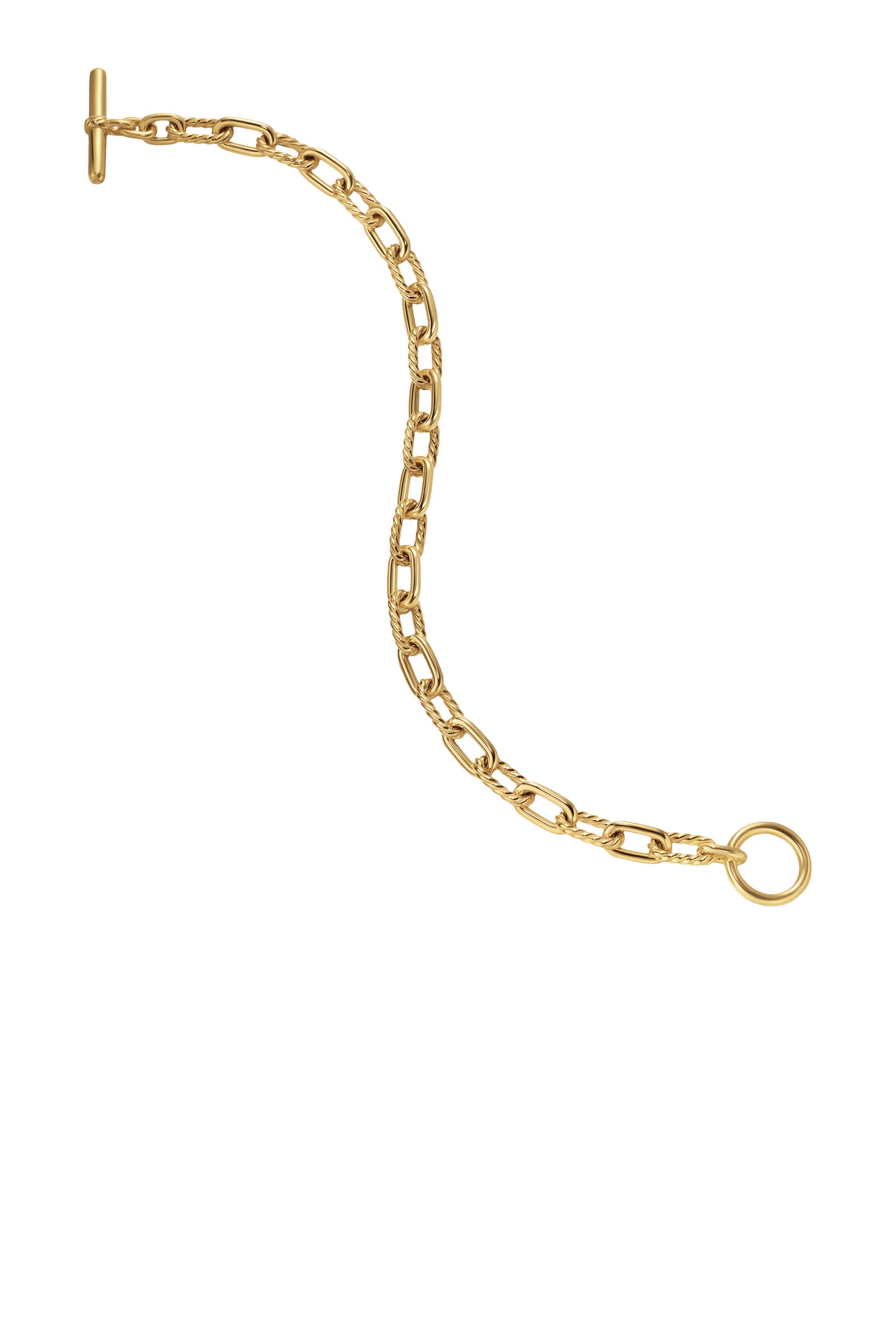 Madison® Toggle Chain Bracelet, 18K Yellow Gold