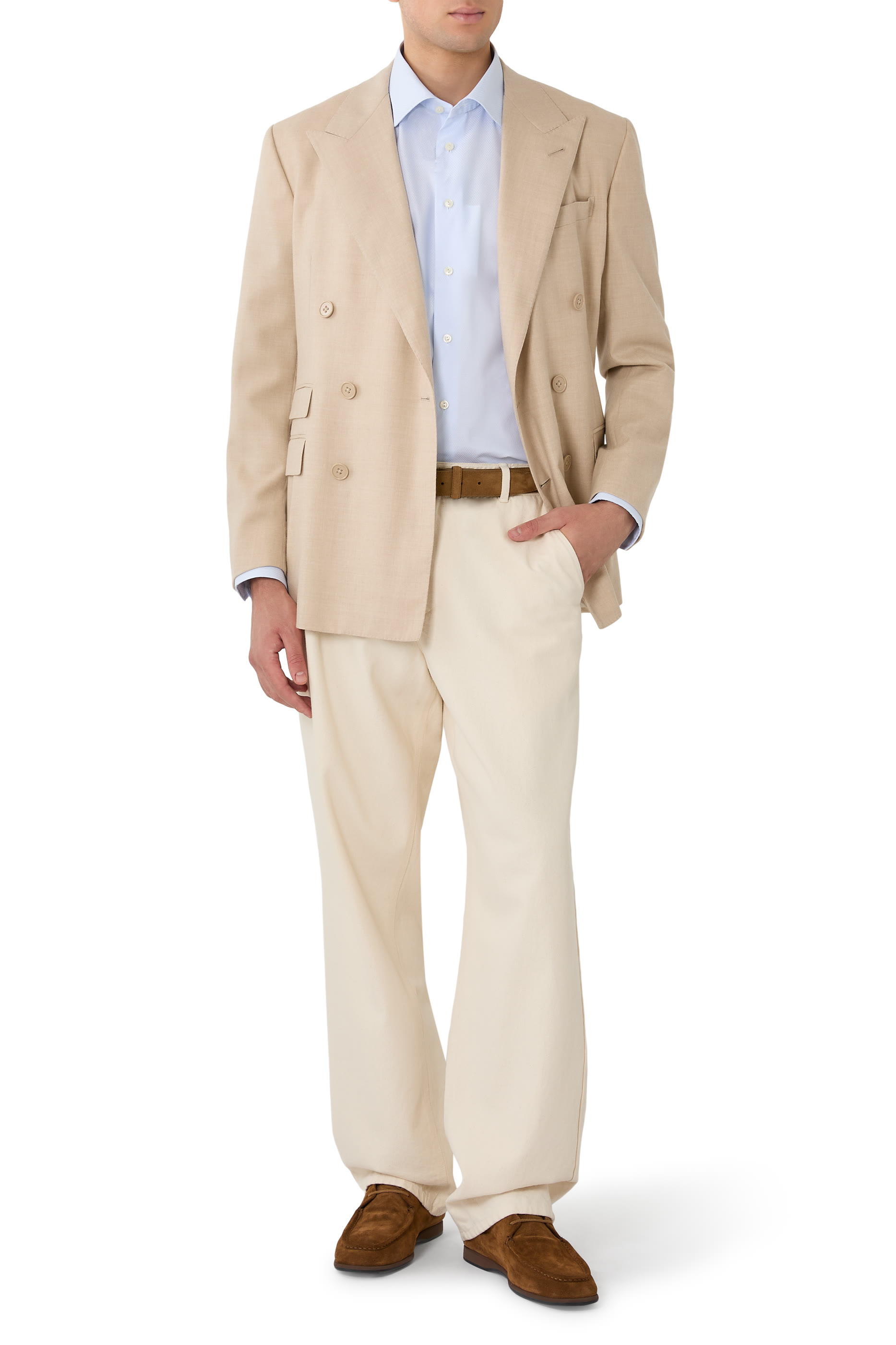 Semi Solid Cotton TENCEL&trade; Lyocell Shirt 